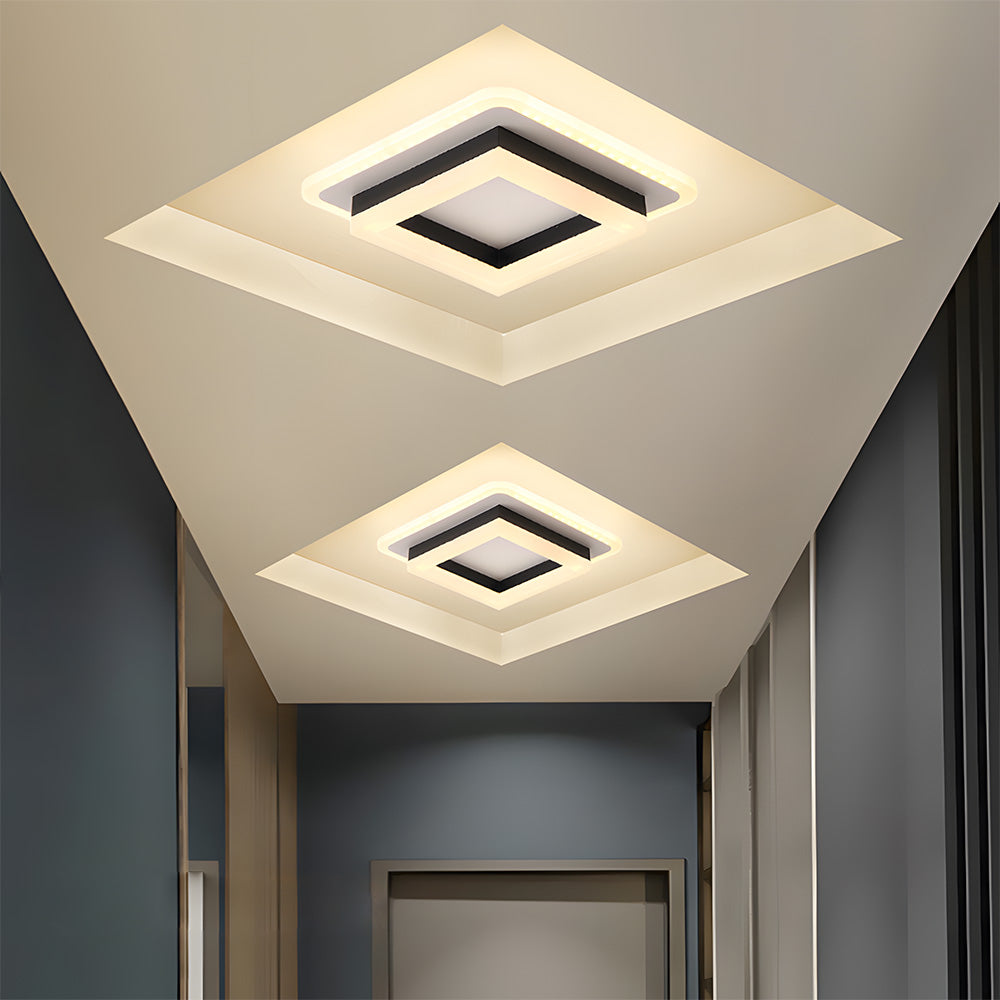 Vierkante LED Plafondlamp