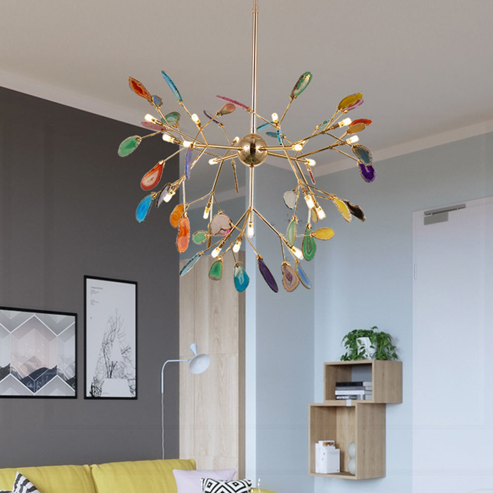Sela Agaat Steen Hanglamp