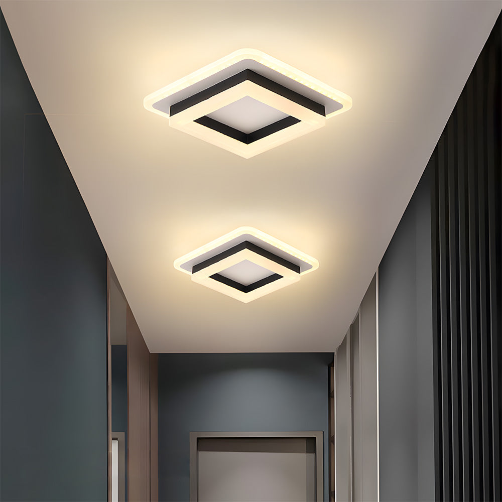Vierkante LED Plafondlamp