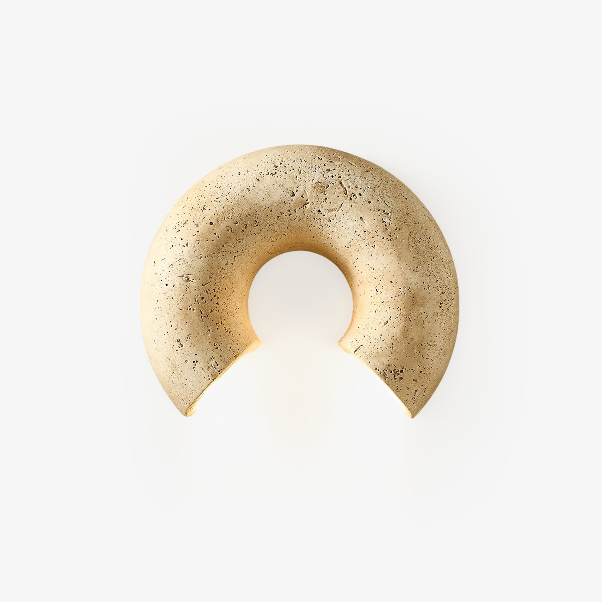 Gebroken Cirkel Natuursteen Wandlamp