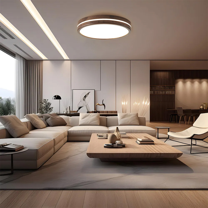 Zoulon Houten Plafondlamp