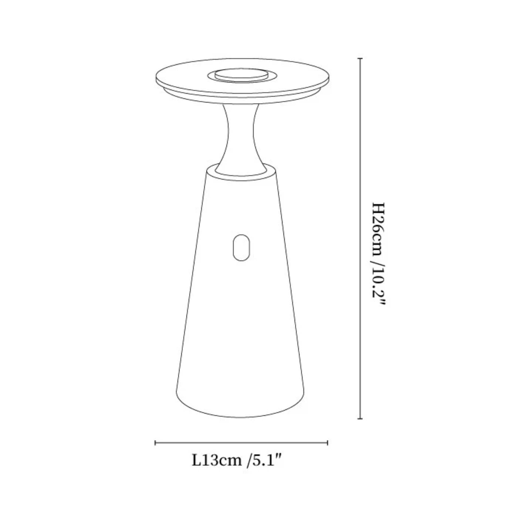 Terchas Oplaadbare Natuursteen Tafellamp