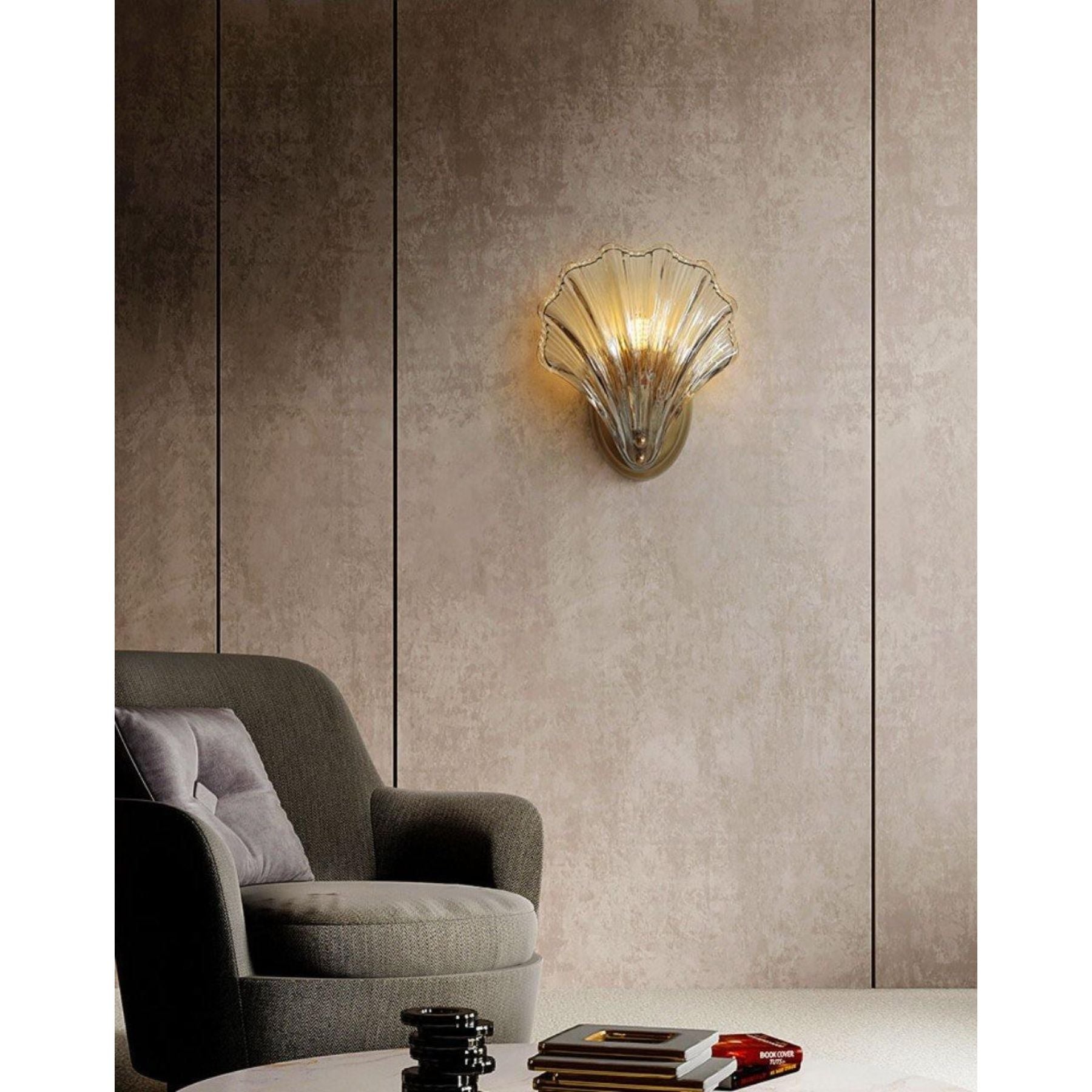 Sio Schelp Wandlamp