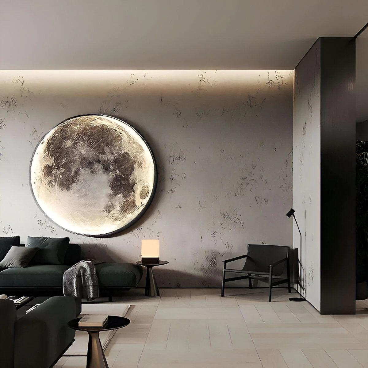 Eclipse Maanontwerp Wandlamp