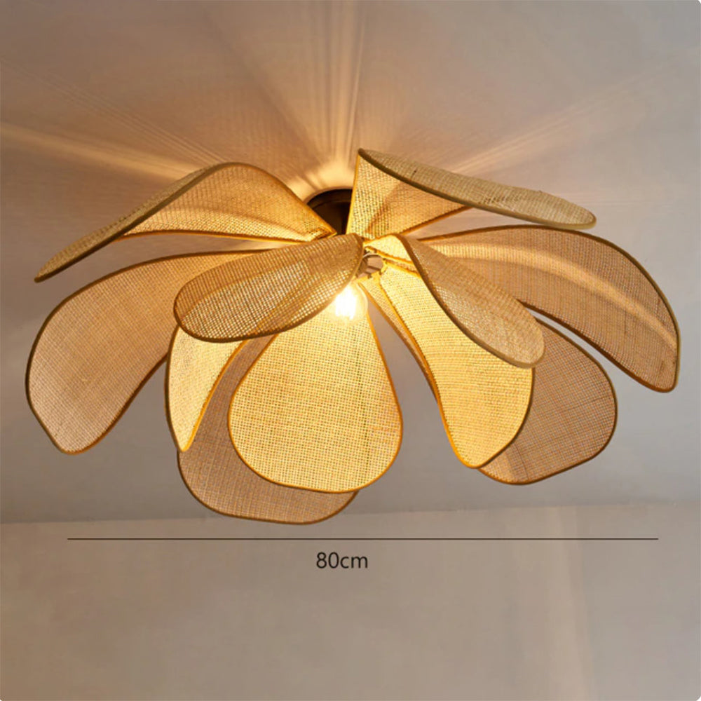 Petal Rattan Flower Hanglamp