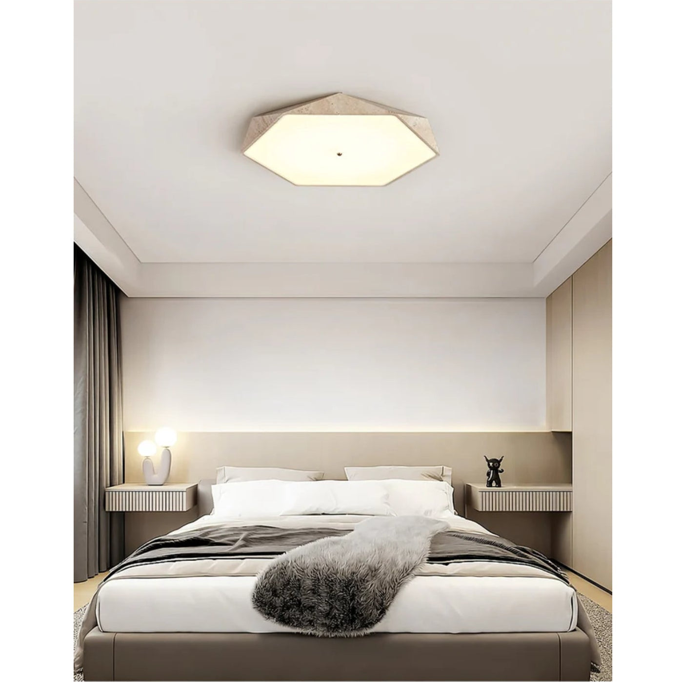 Hocesa Natuursteen Plafondlamp