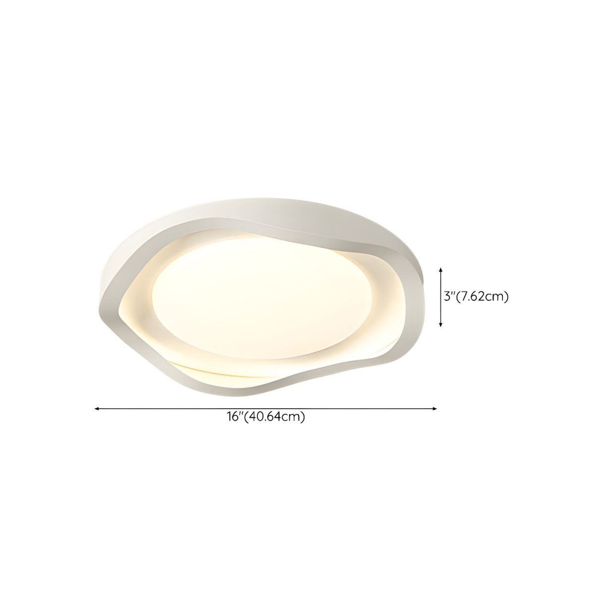 Dome Waved Plafondlamp