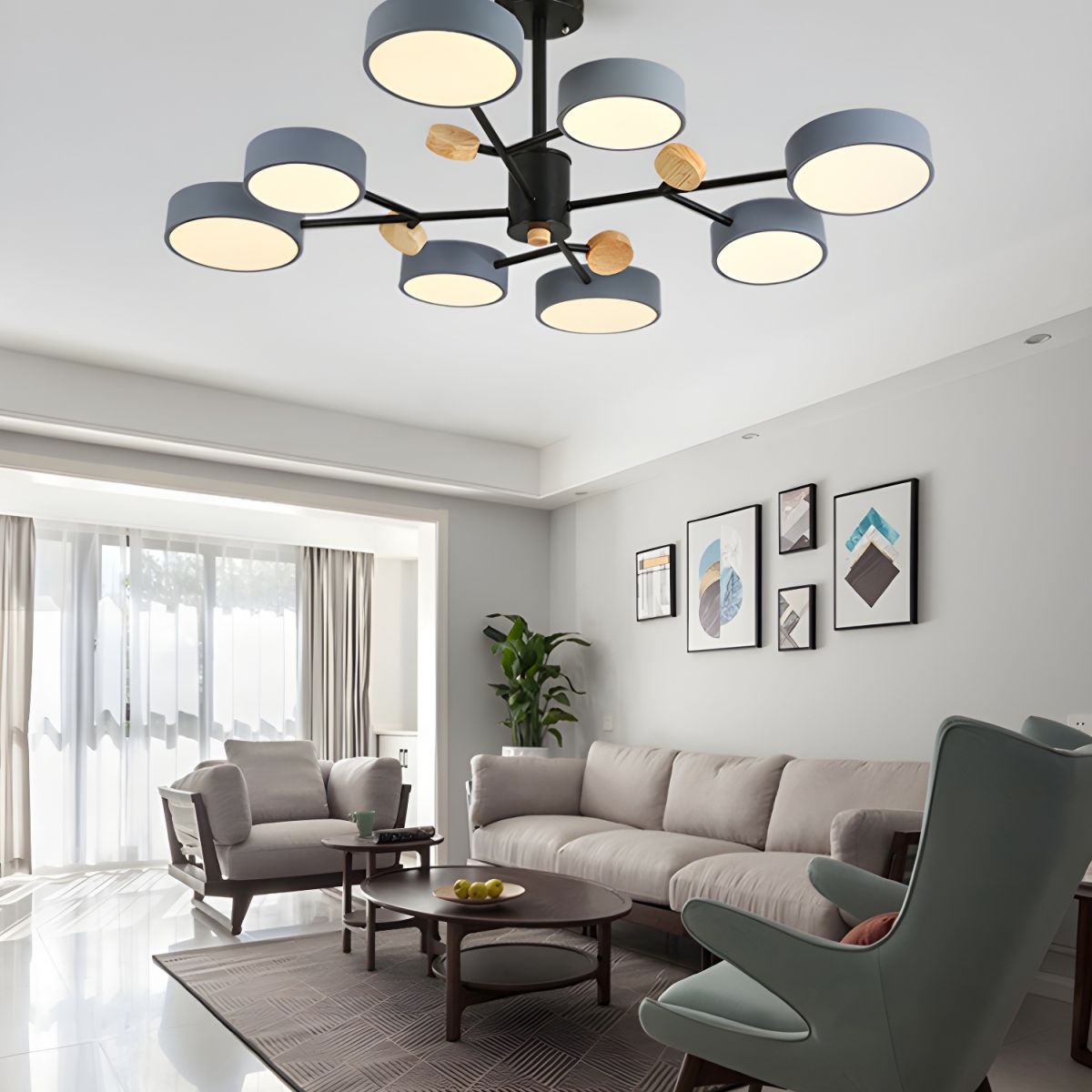 Lunetto Plafondlamp