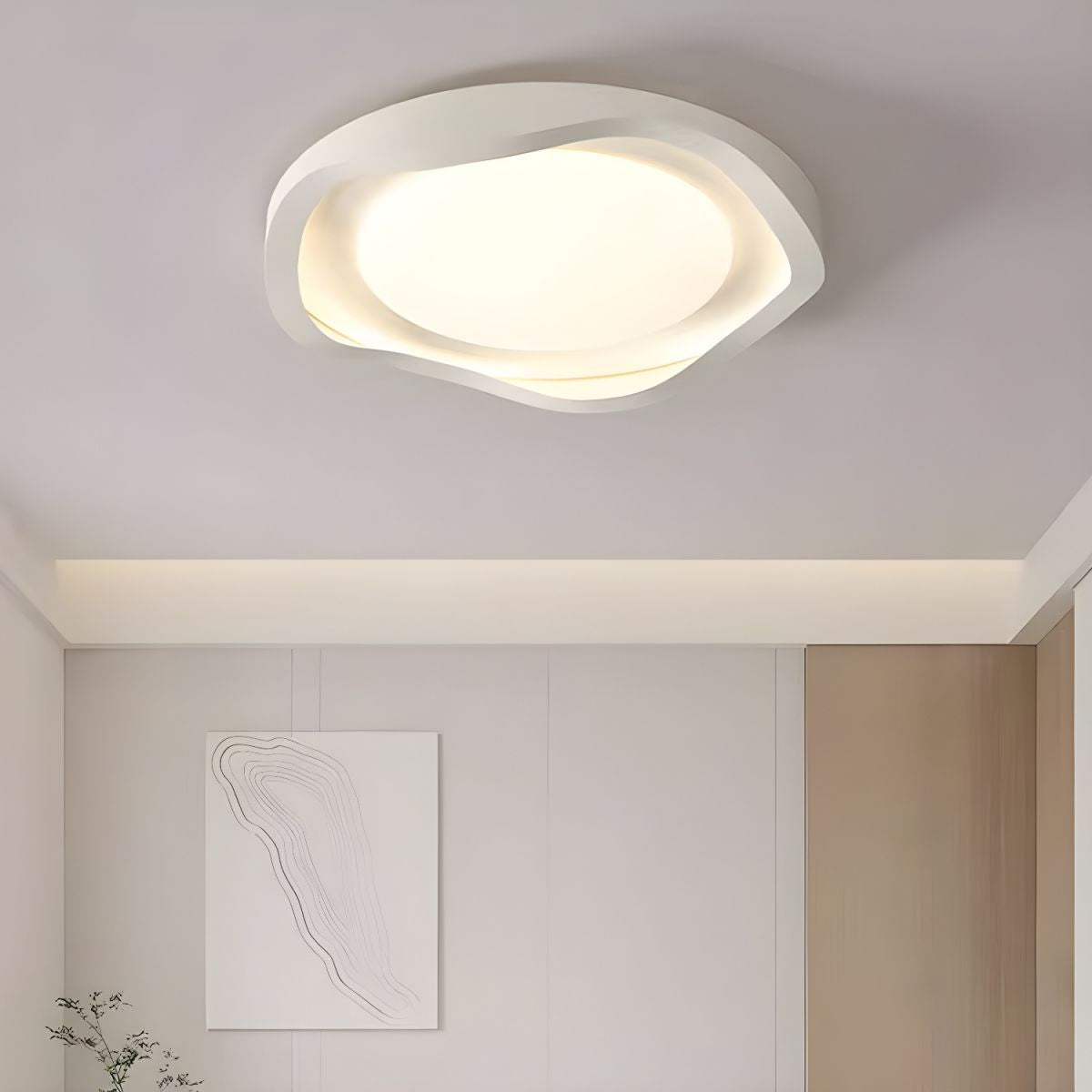 Dome Waved Plafondlamp