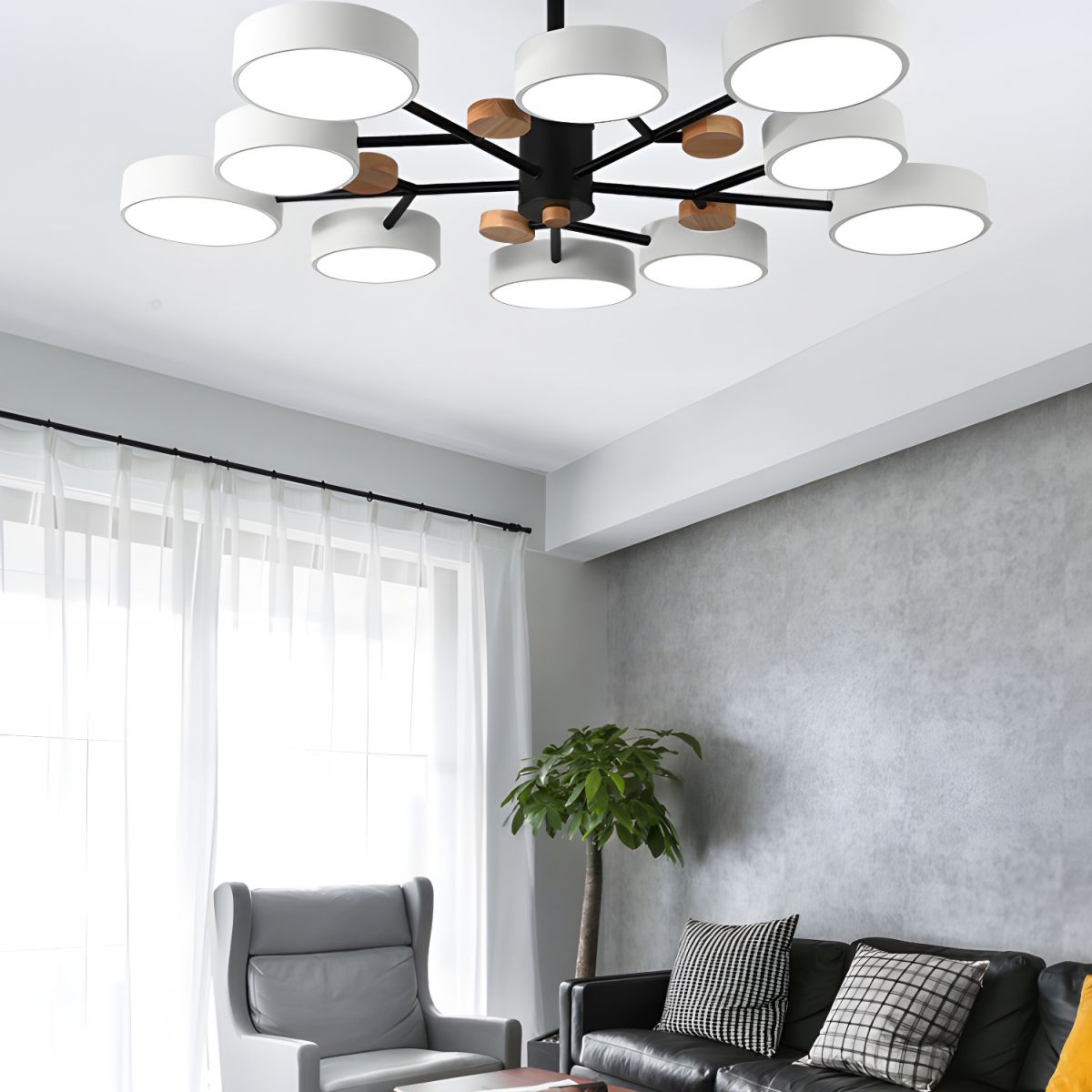 Lunetto Plafondlamp