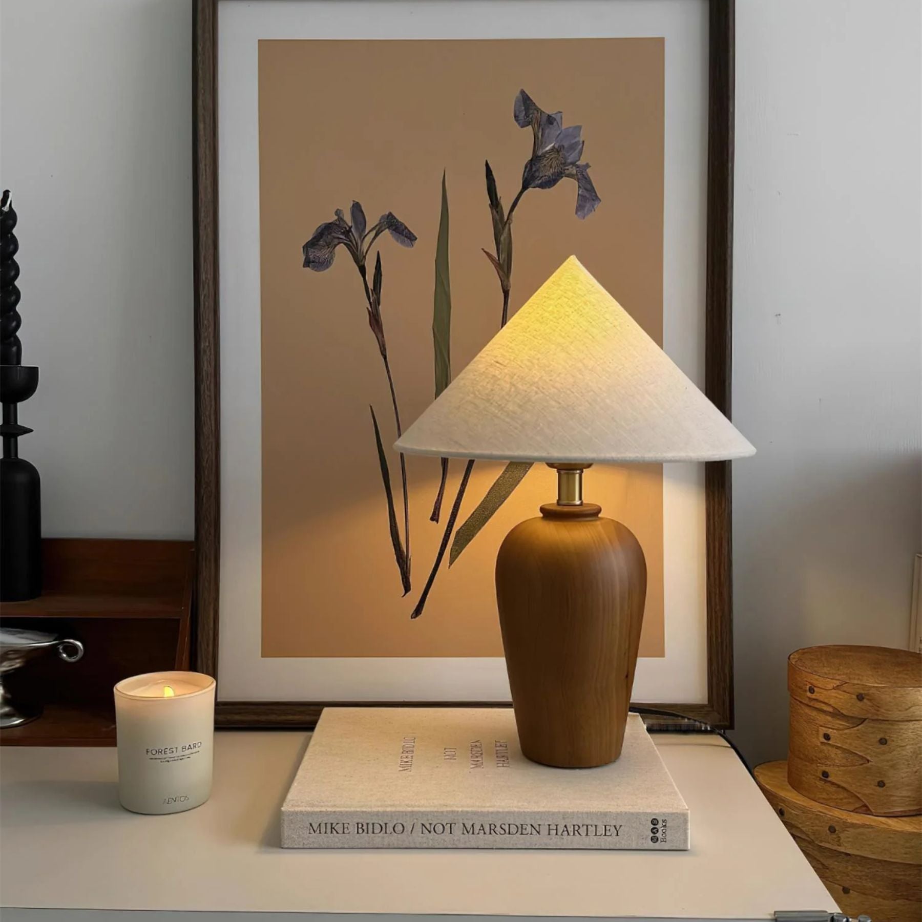 Brevo Lampada da Tavolo in Legno