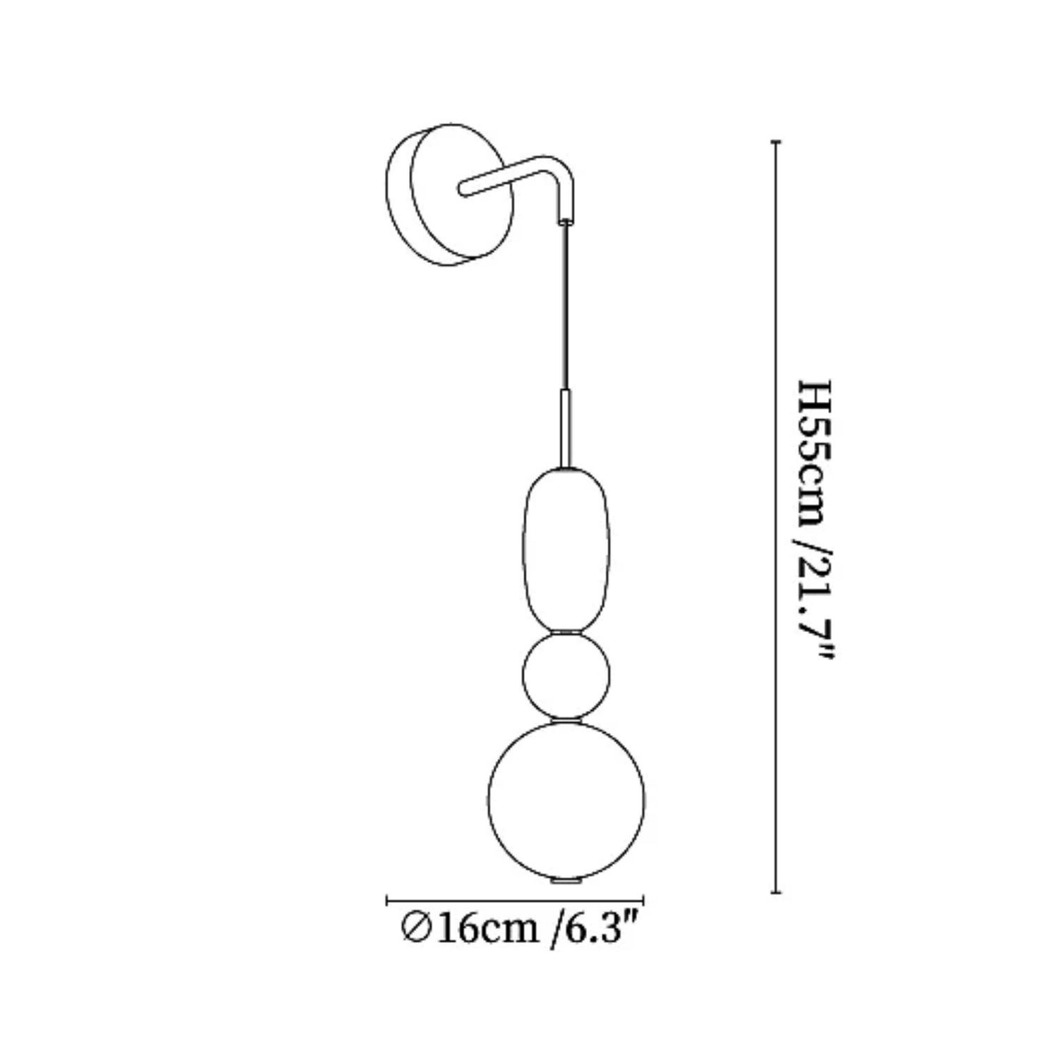 Lampada a bacchette Luma Beads