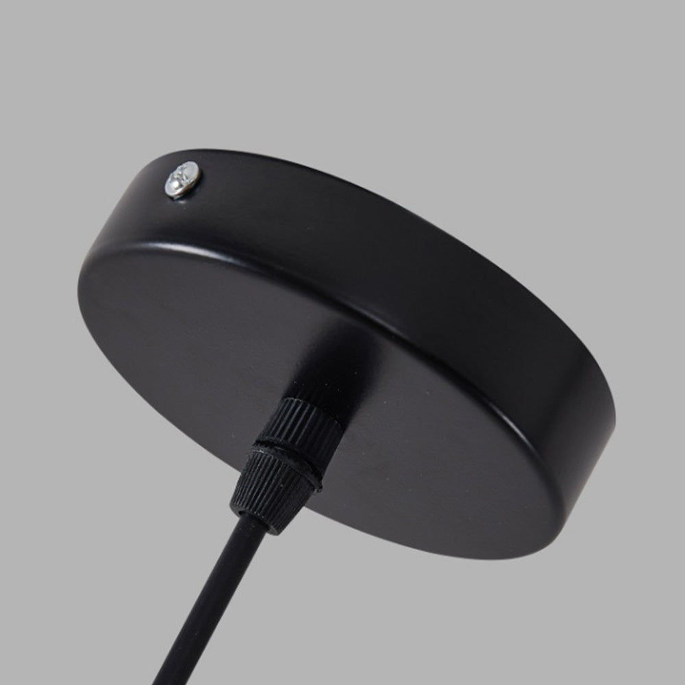 Zwarte Kristal Hanglamp