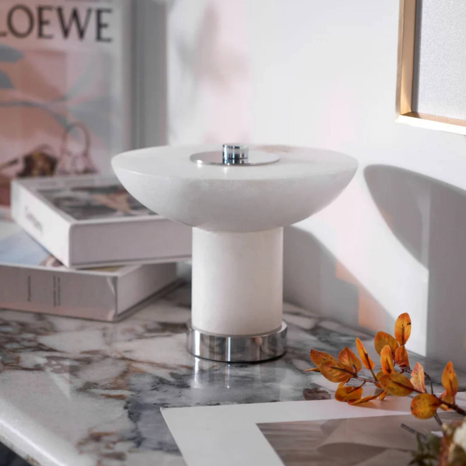 Aesmoze Albasten Tafellamp