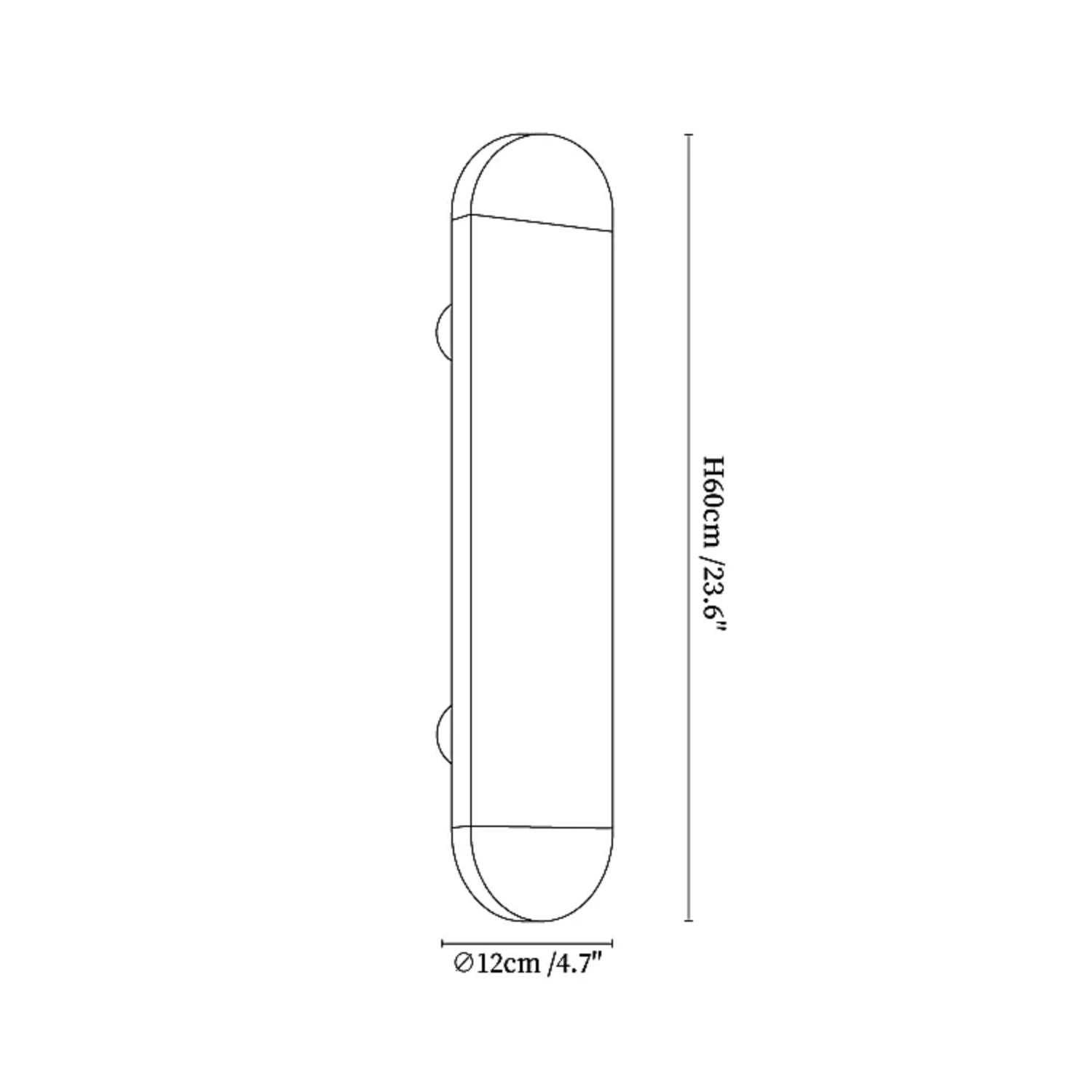 Ghason Albasten Wandlamp