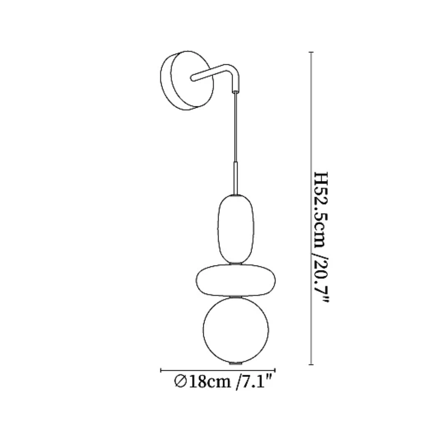 Lampada a bacchette Luma Beads