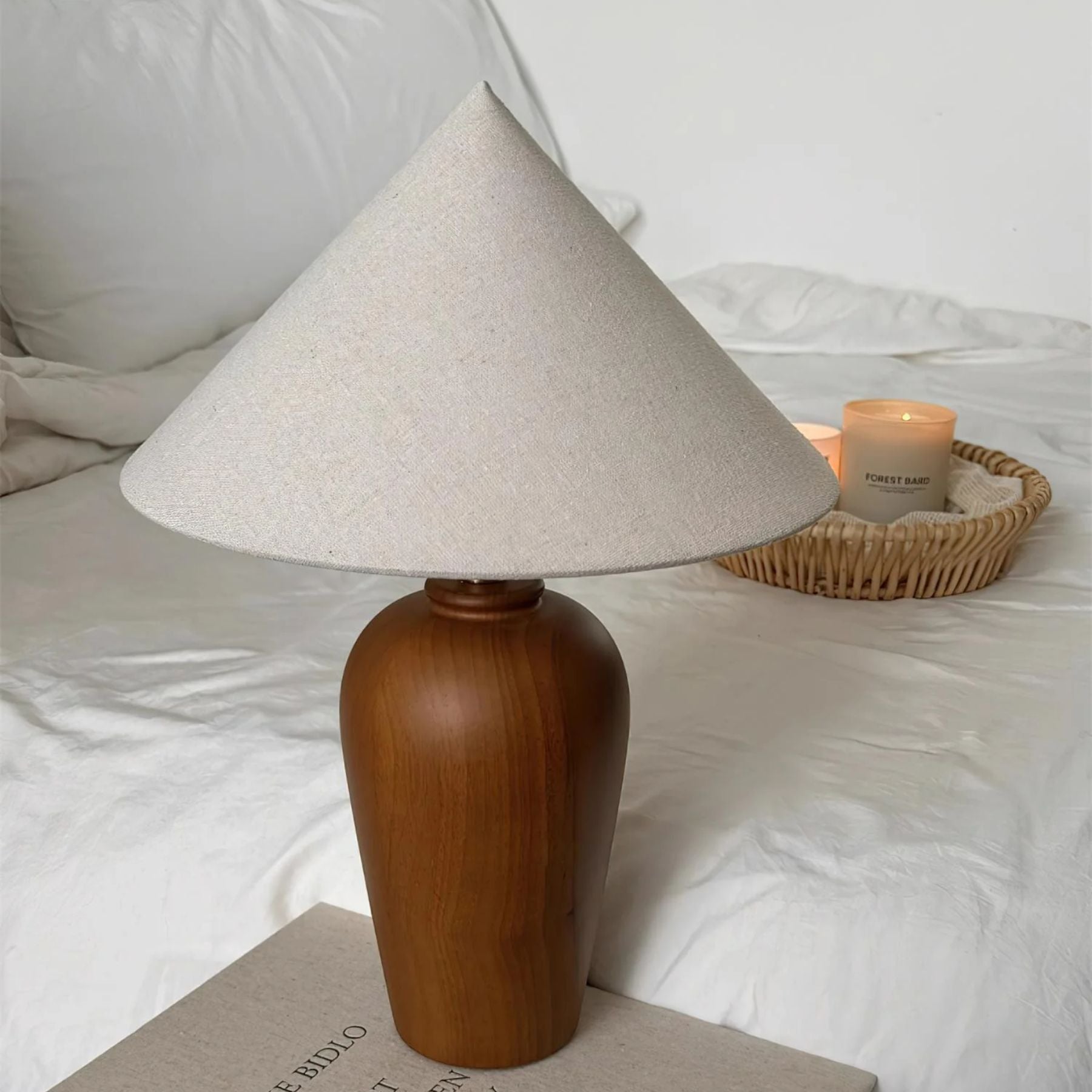 Brevo Lampada da Tavolo in Legno