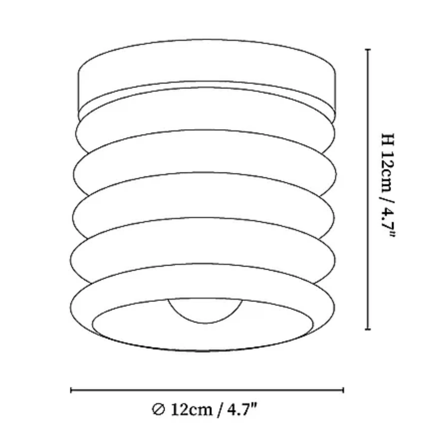 Kandeivo Plafondlamp