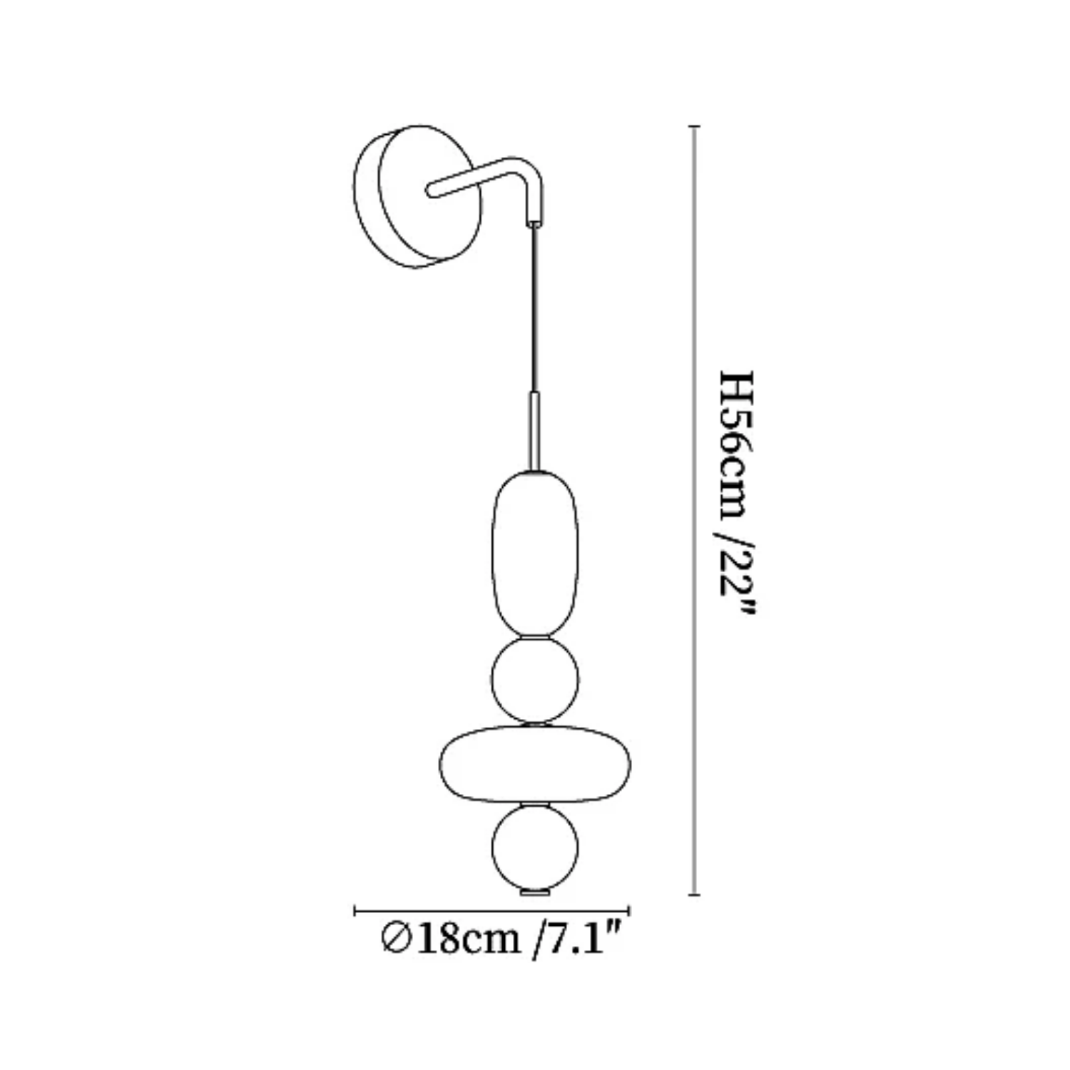 Lampada a bacchette Luma Beads