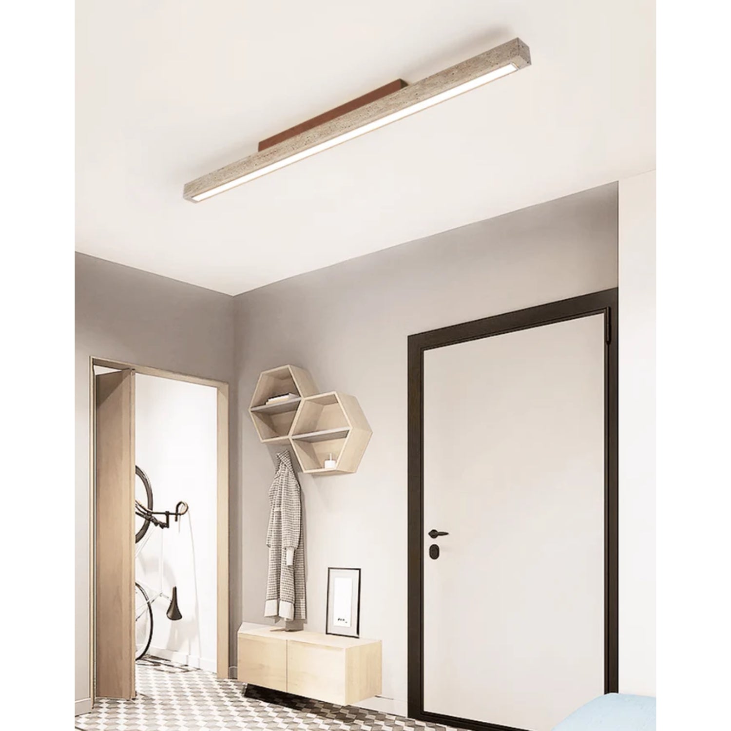 Comele Natuursteen Plafondlamp