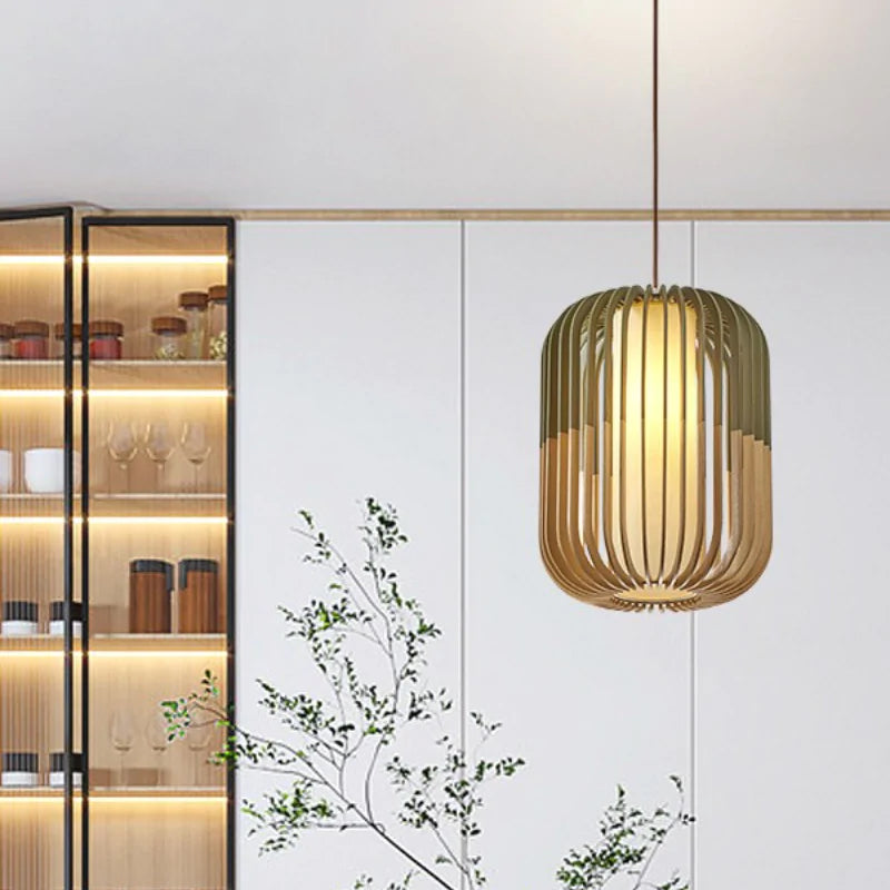 Amaya Houten Hanglamp