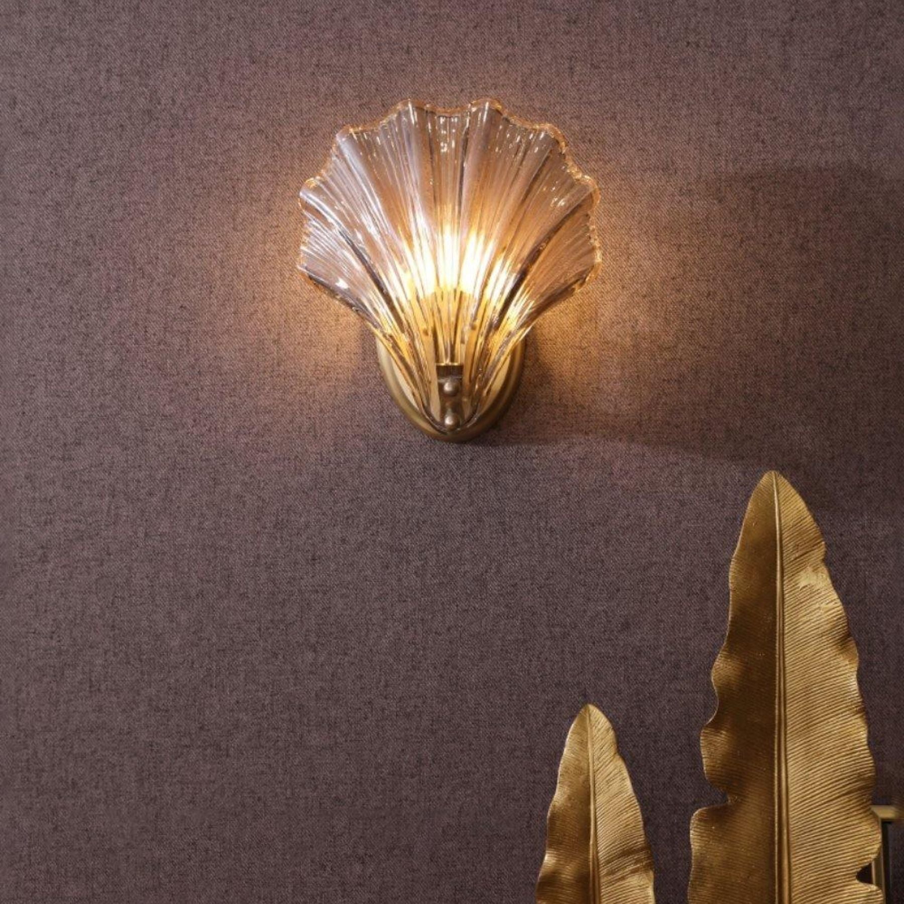 Sio Schelp Wandlamp