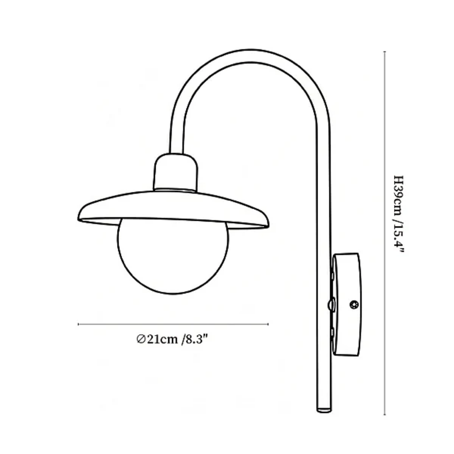 Mocone Buitenwandlamp