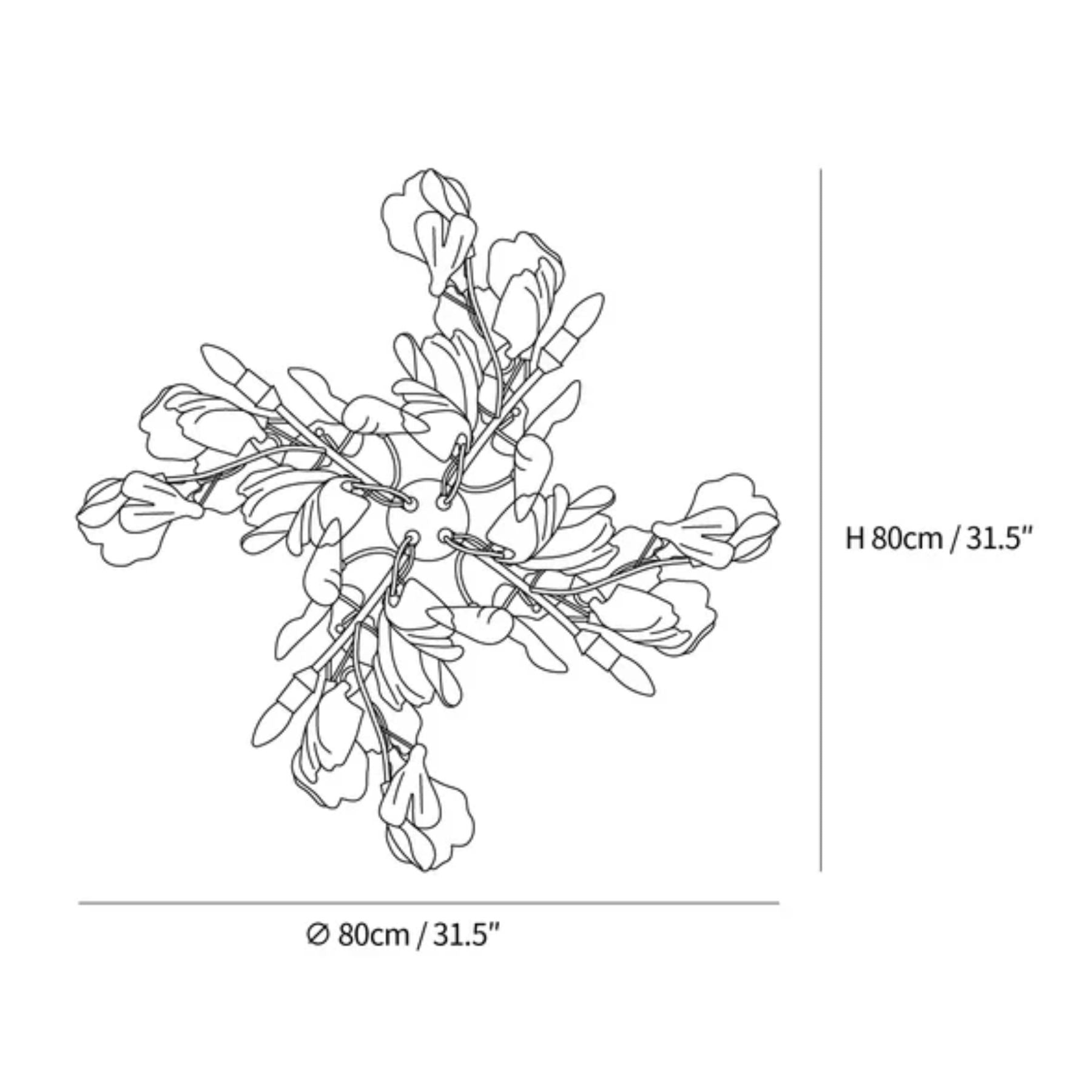 Soreli Flower Wandlamp