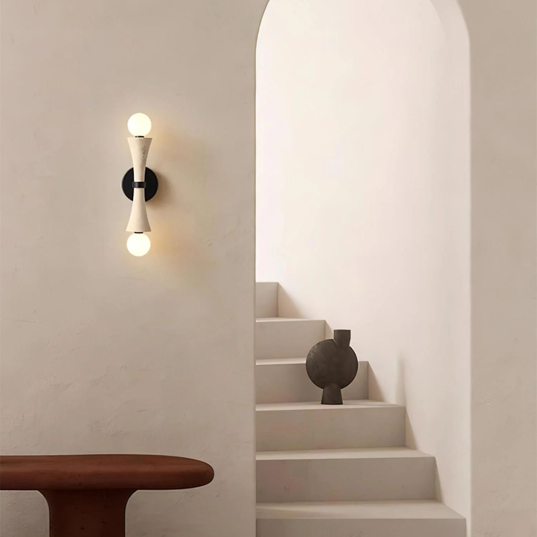 Keyta Natuursteen Wandlamp