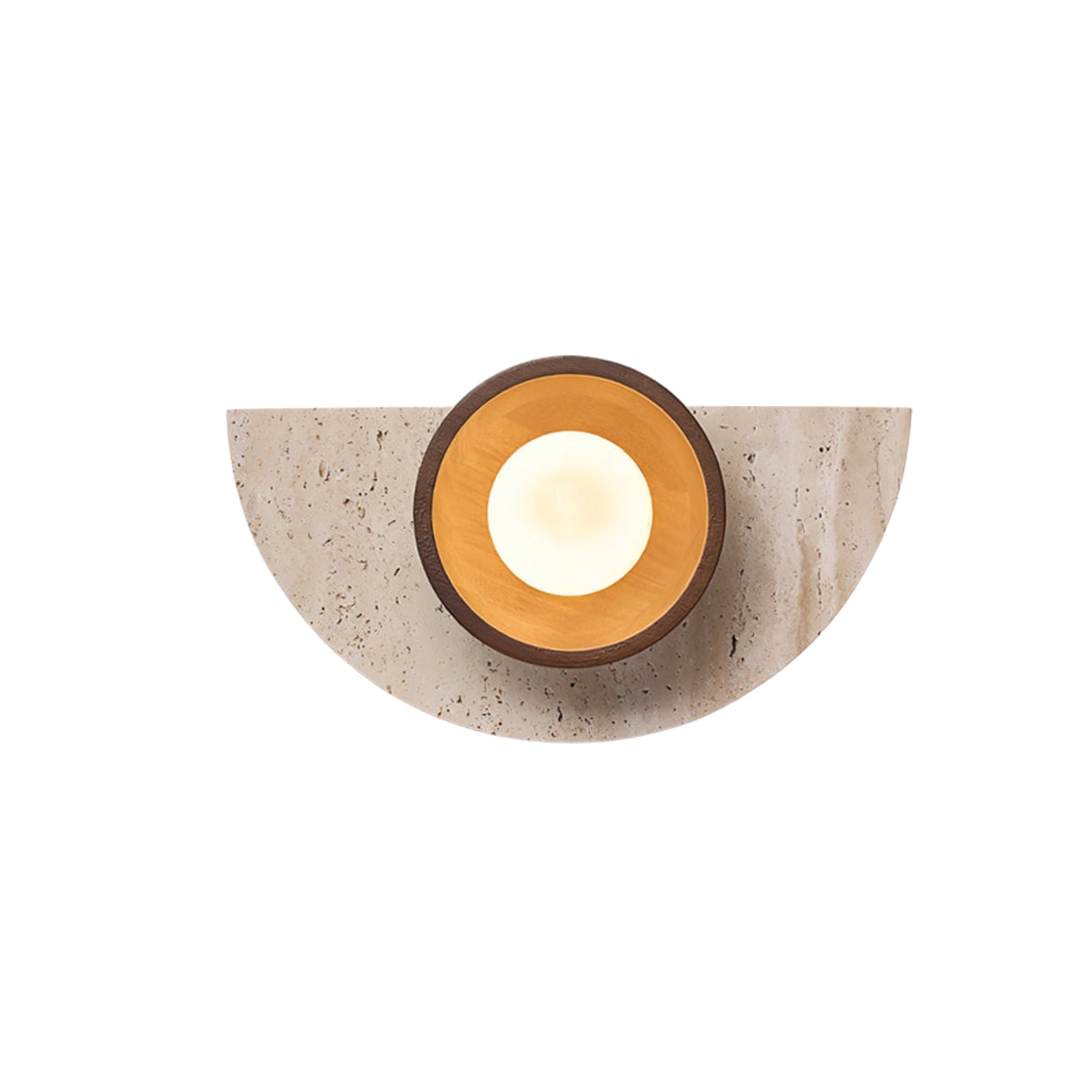 Lerbaze Natuursteen Wandlamp