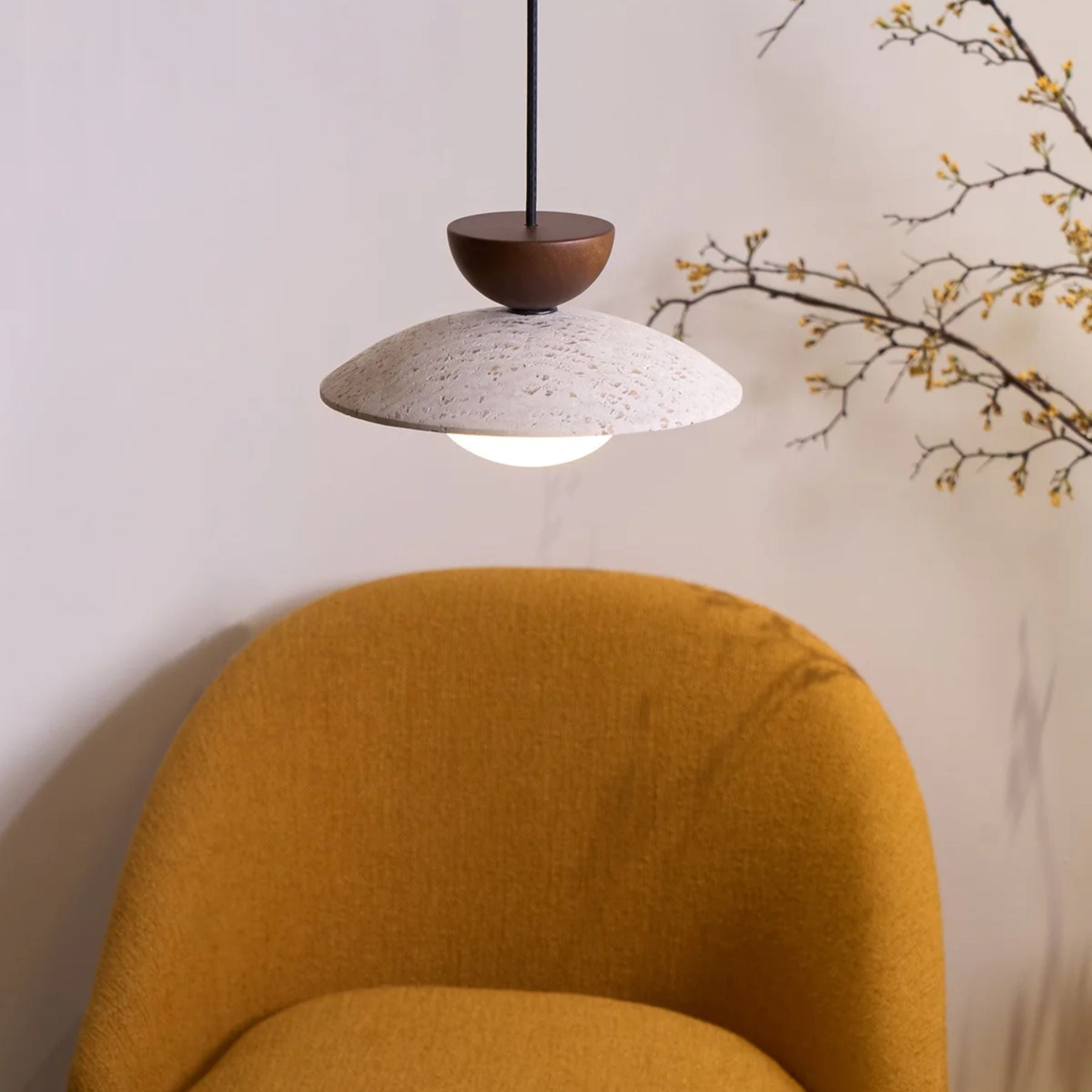 Laveris Travertijn Hanglamp