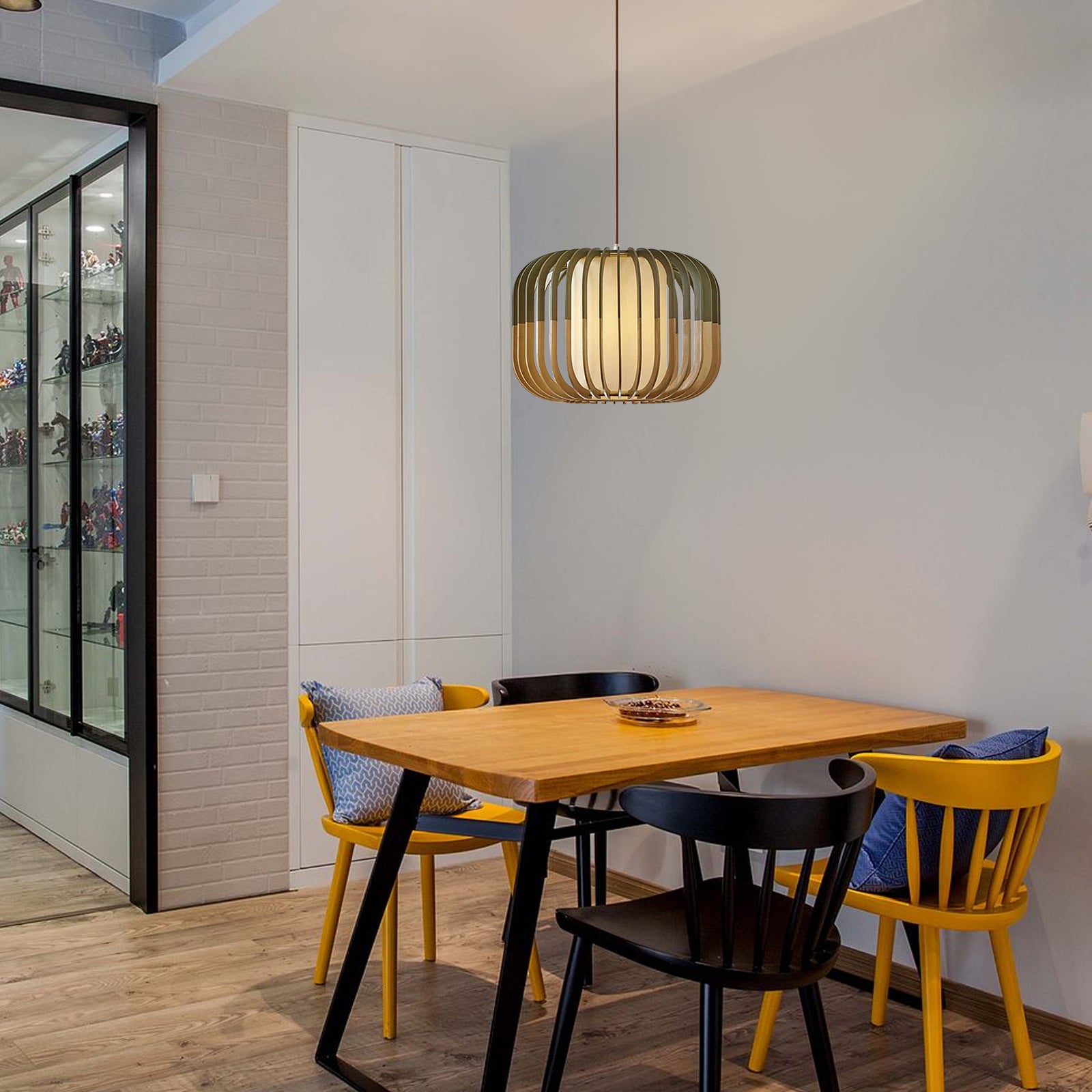 Amaya Houten Hanglamp
