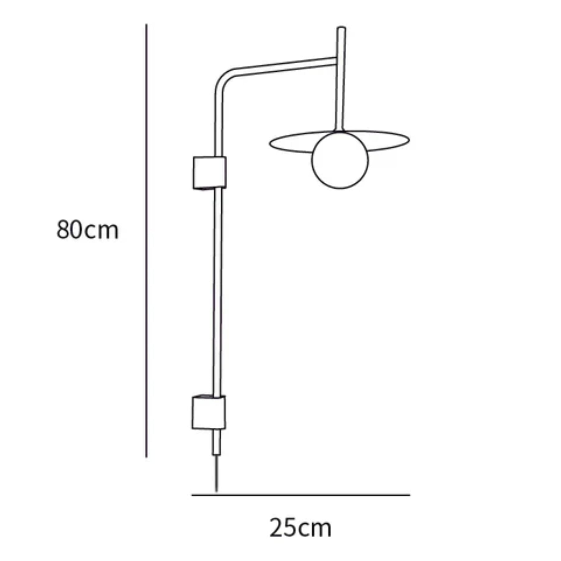 Lamavell Swing Arm Wandlamp