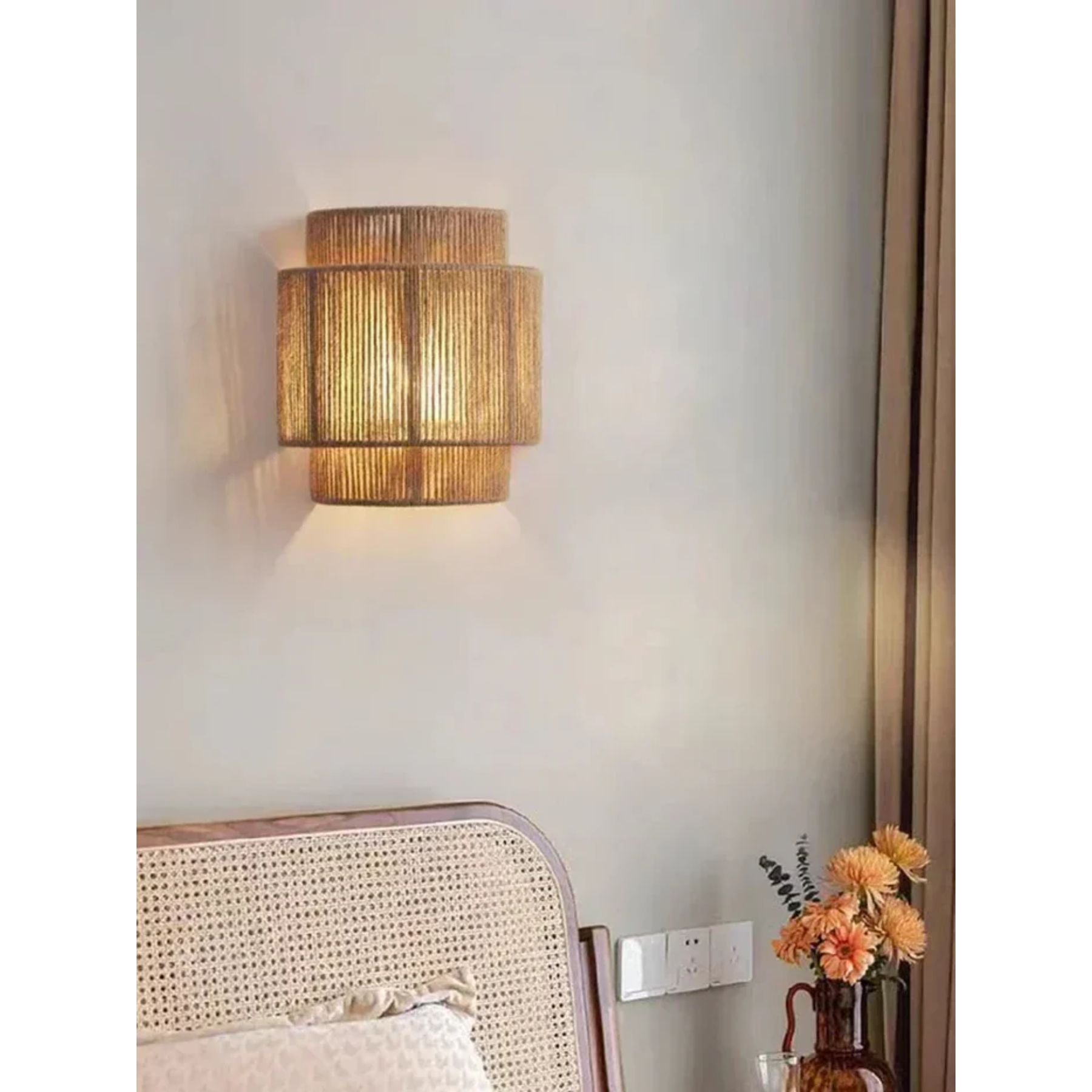 Ozu Henneptouw Wandlamp