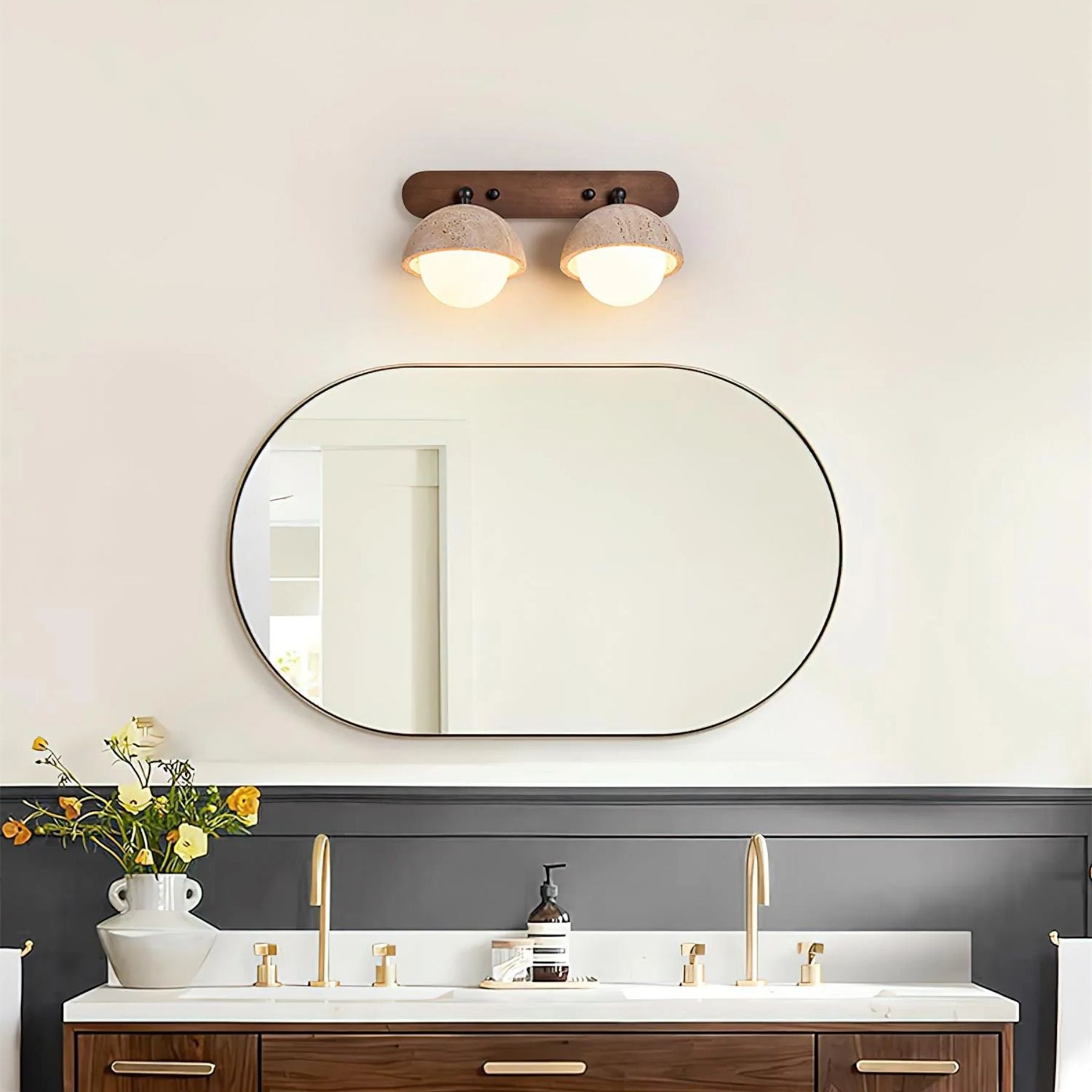 Pellenza Natuursteen Wandlamp