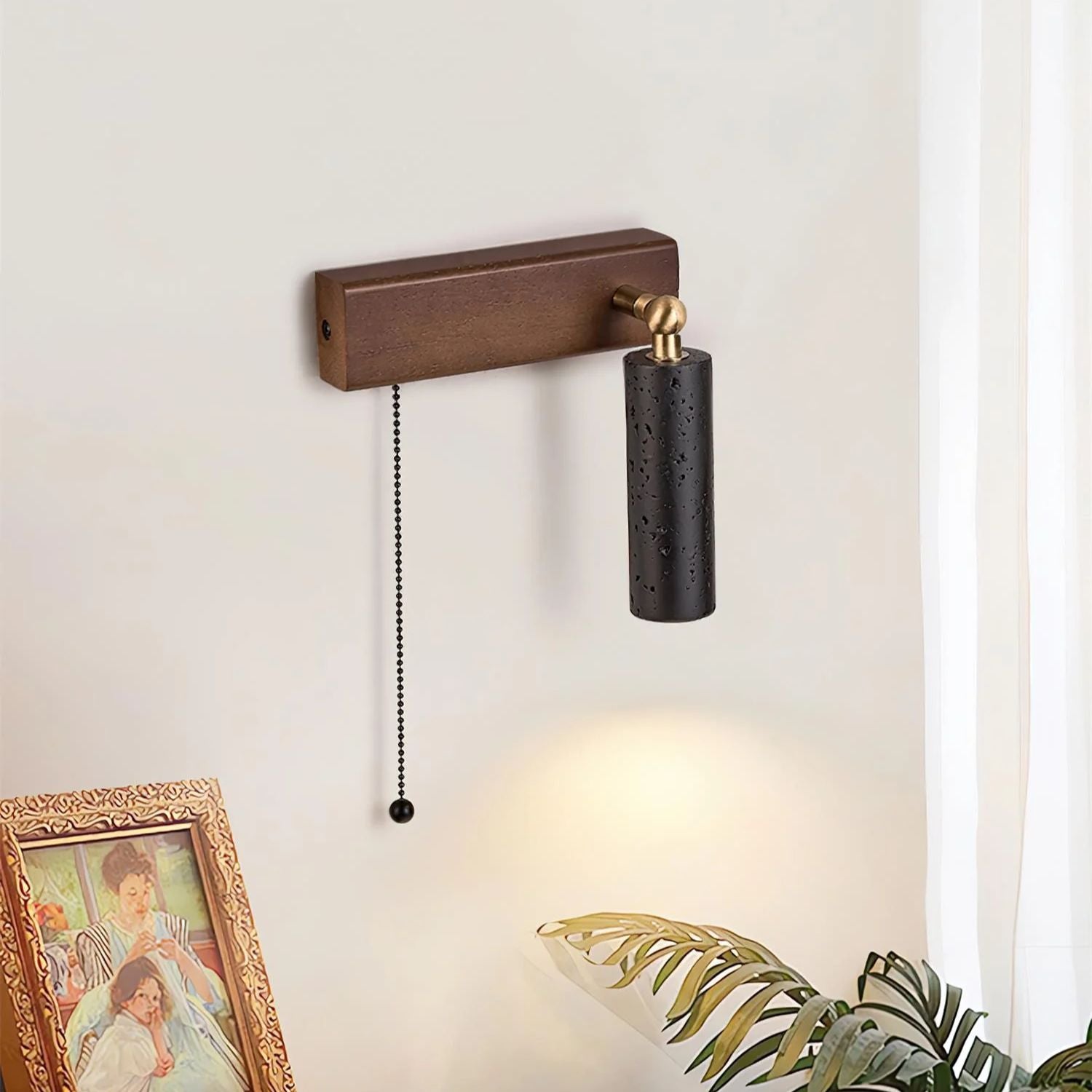 Levazy Natuursteen Wandlamp