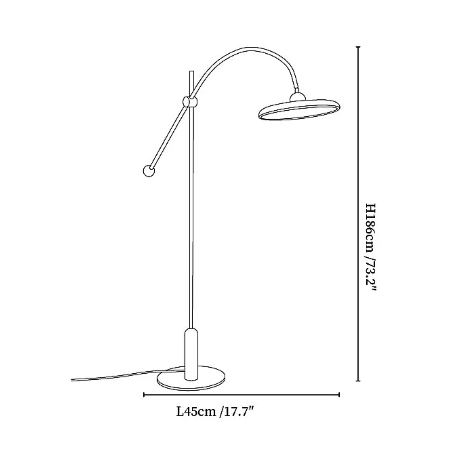 Lampada da pavimento Zilito