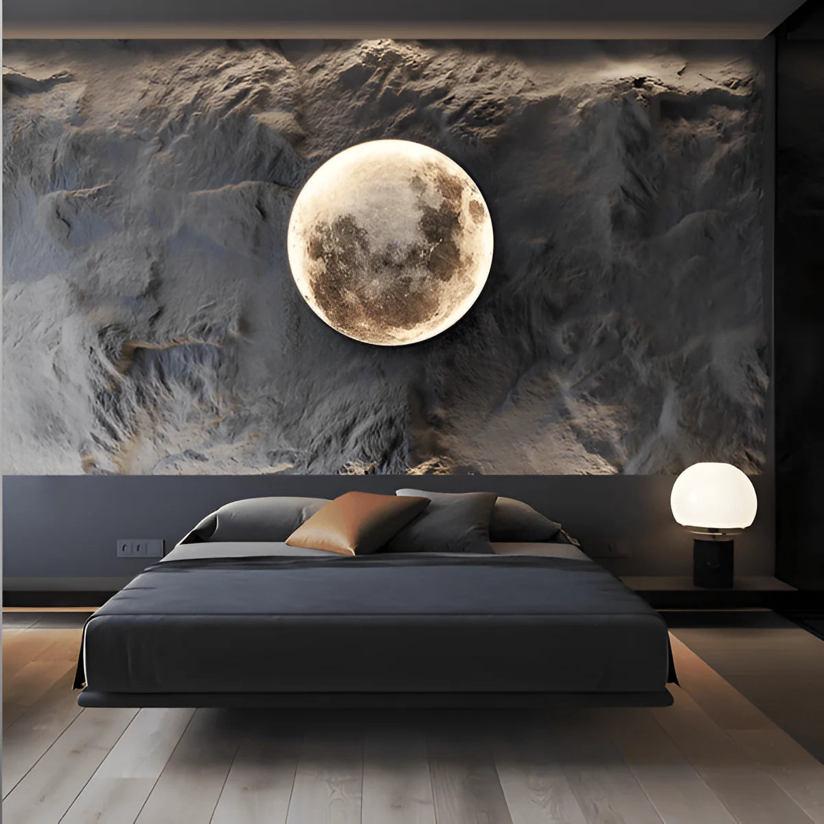 Eclipse Maanontwerp Wandlamp