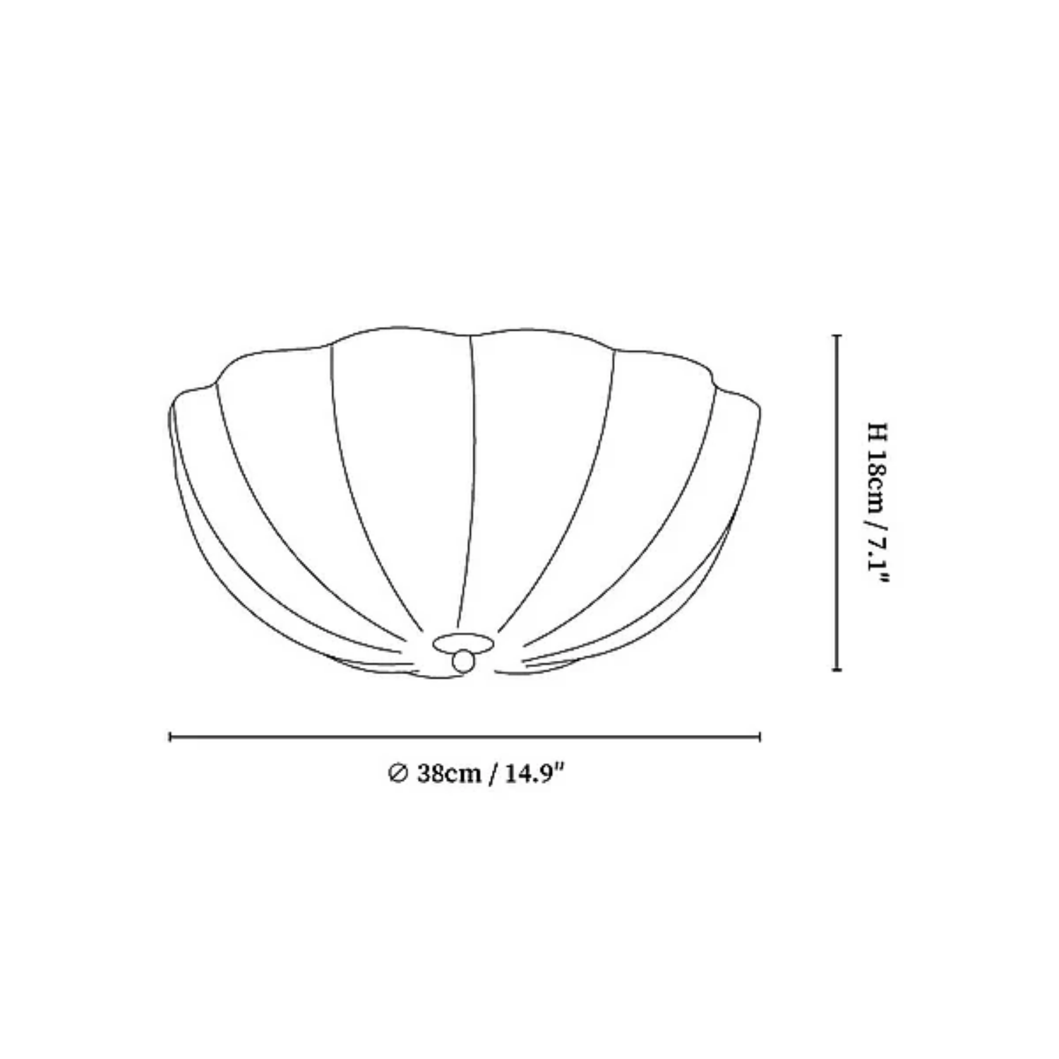 Lampada da soffitto Osella