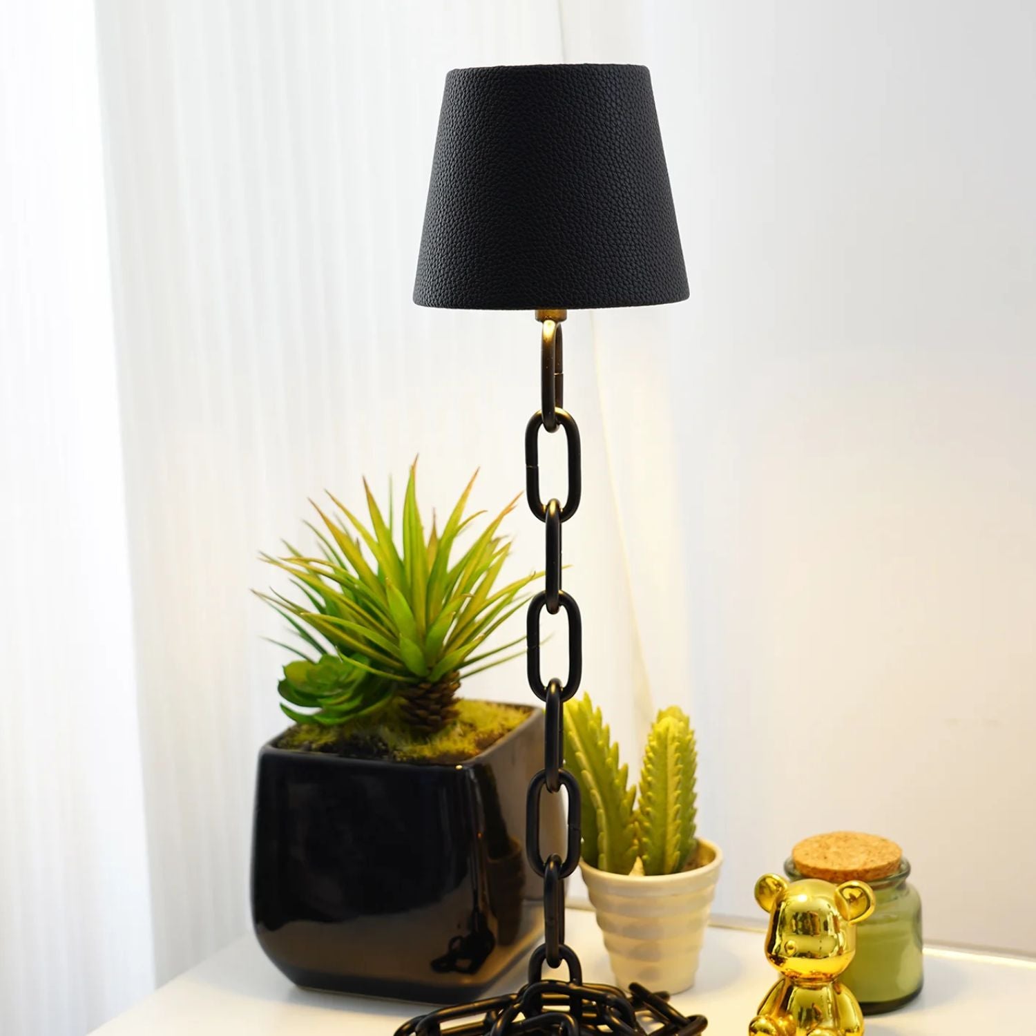 Catena luminosa lampada da tavolo