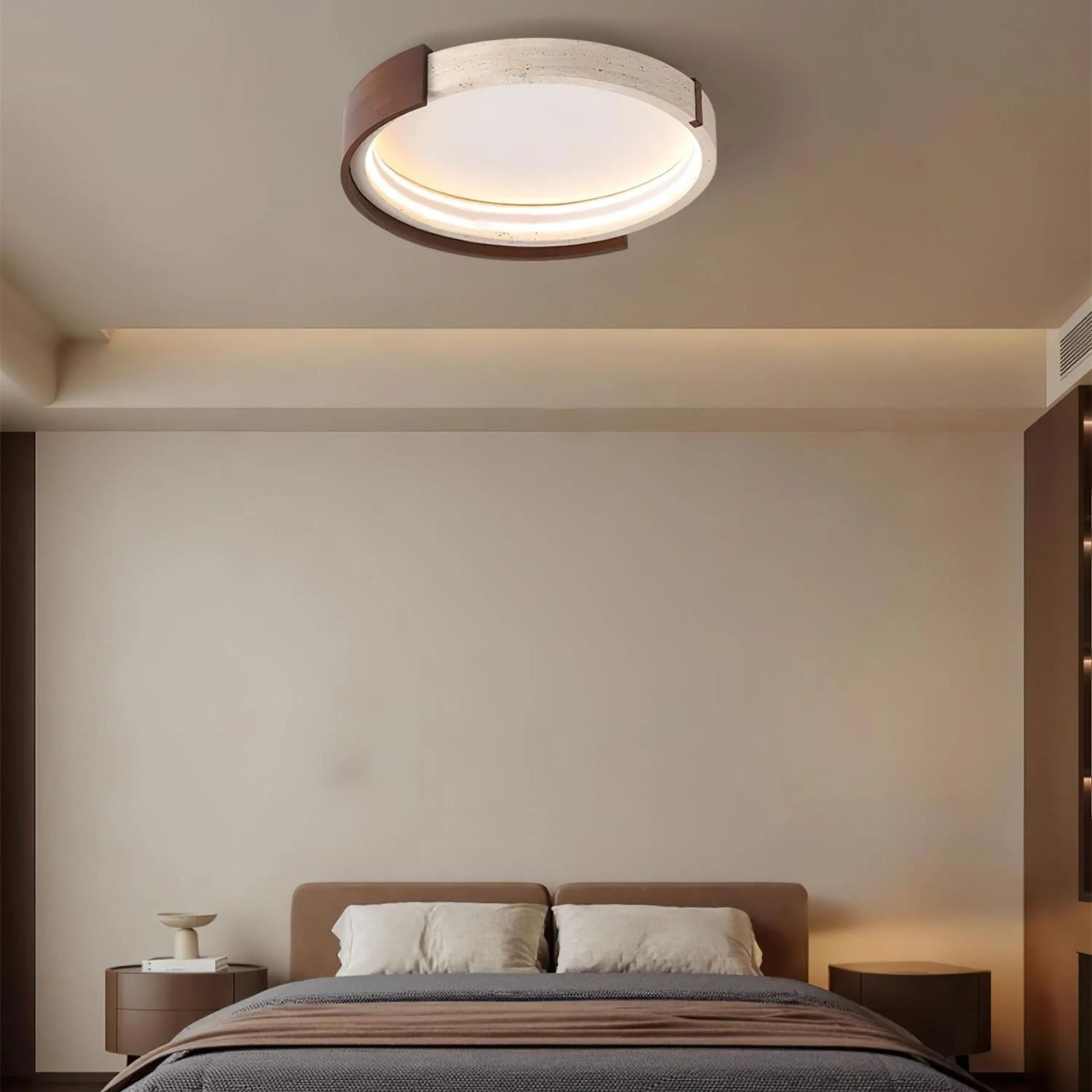 Cireqon Lampada da Soffitto in Pietra Naturale