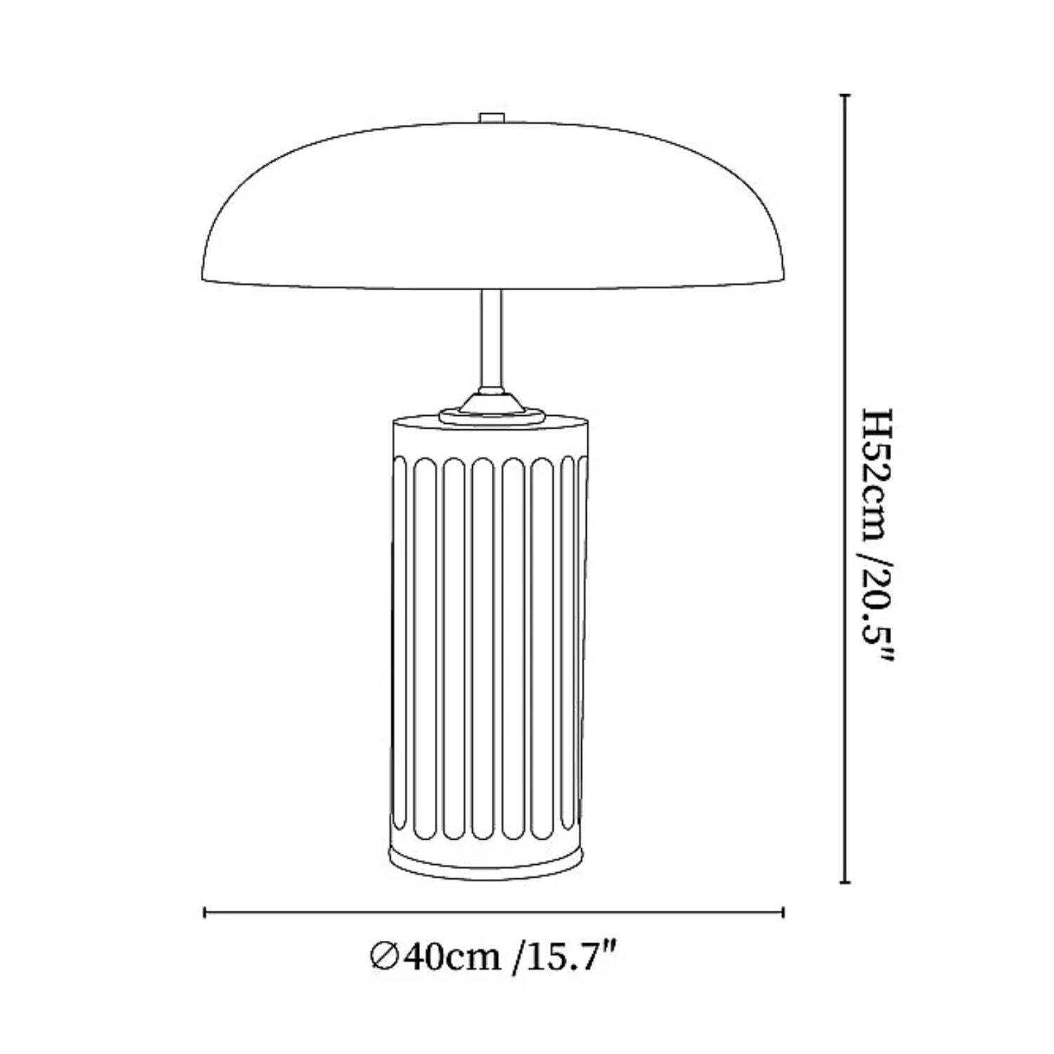 Omus Dome Marmeren Tafellamp