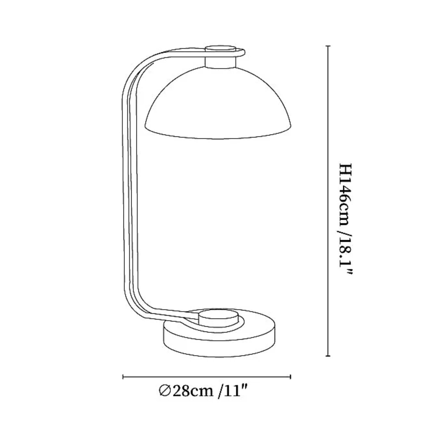 Lampada da tavolo Domiscu