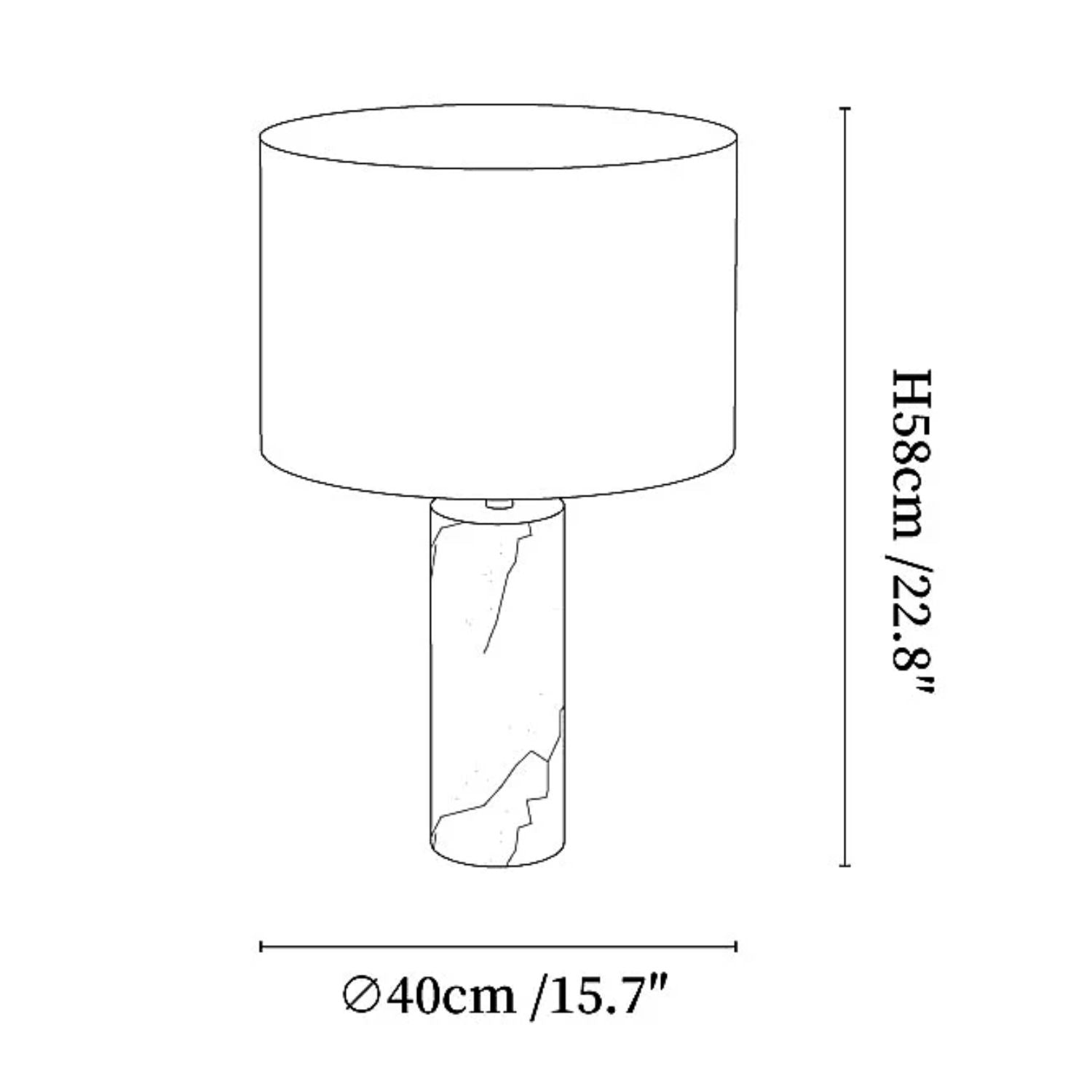Aromefa Marmeren Tafellamp