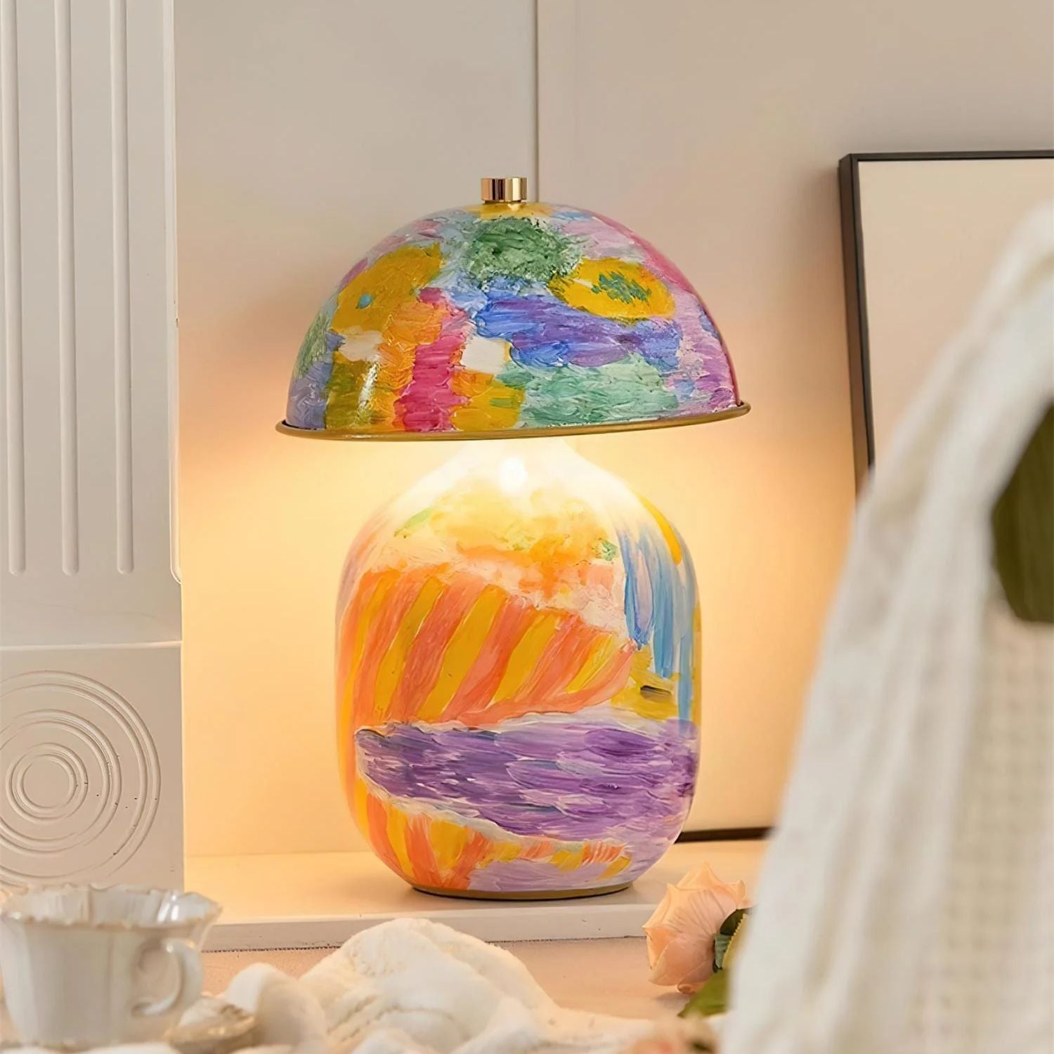 Lampada da tavolo Celo Geverfde