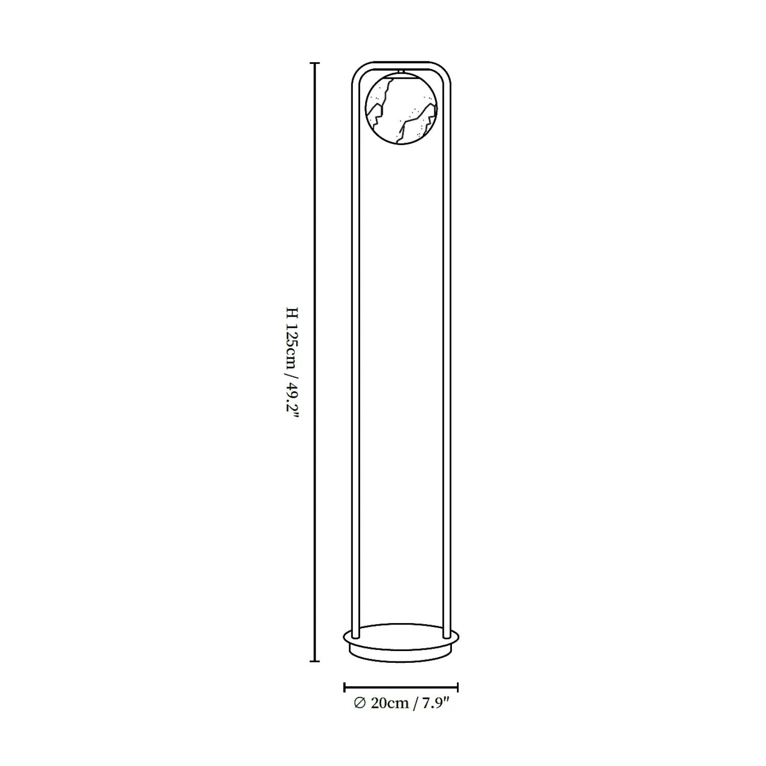 Torisca Albasten Vloerlamp