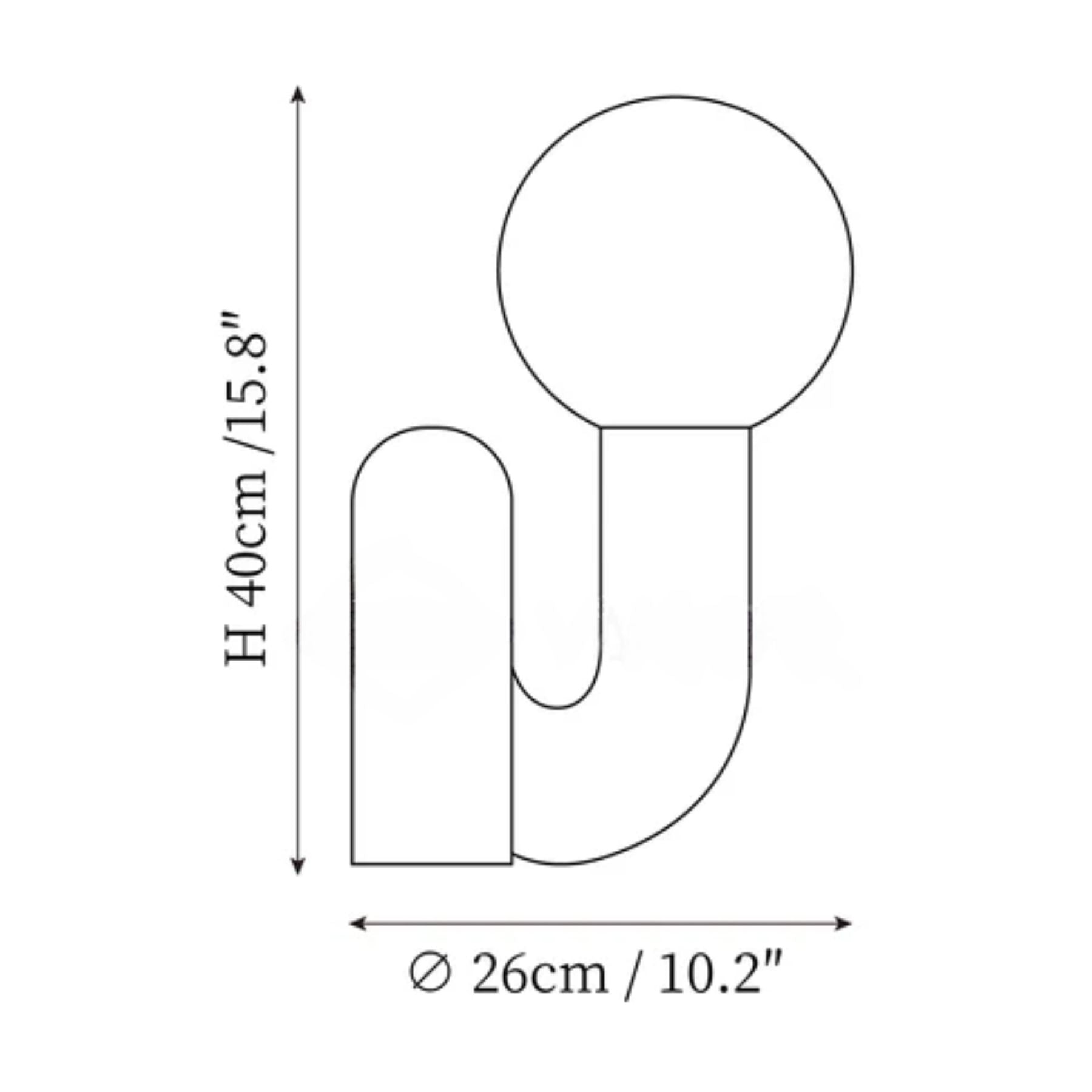 Curlshape Tafellamp