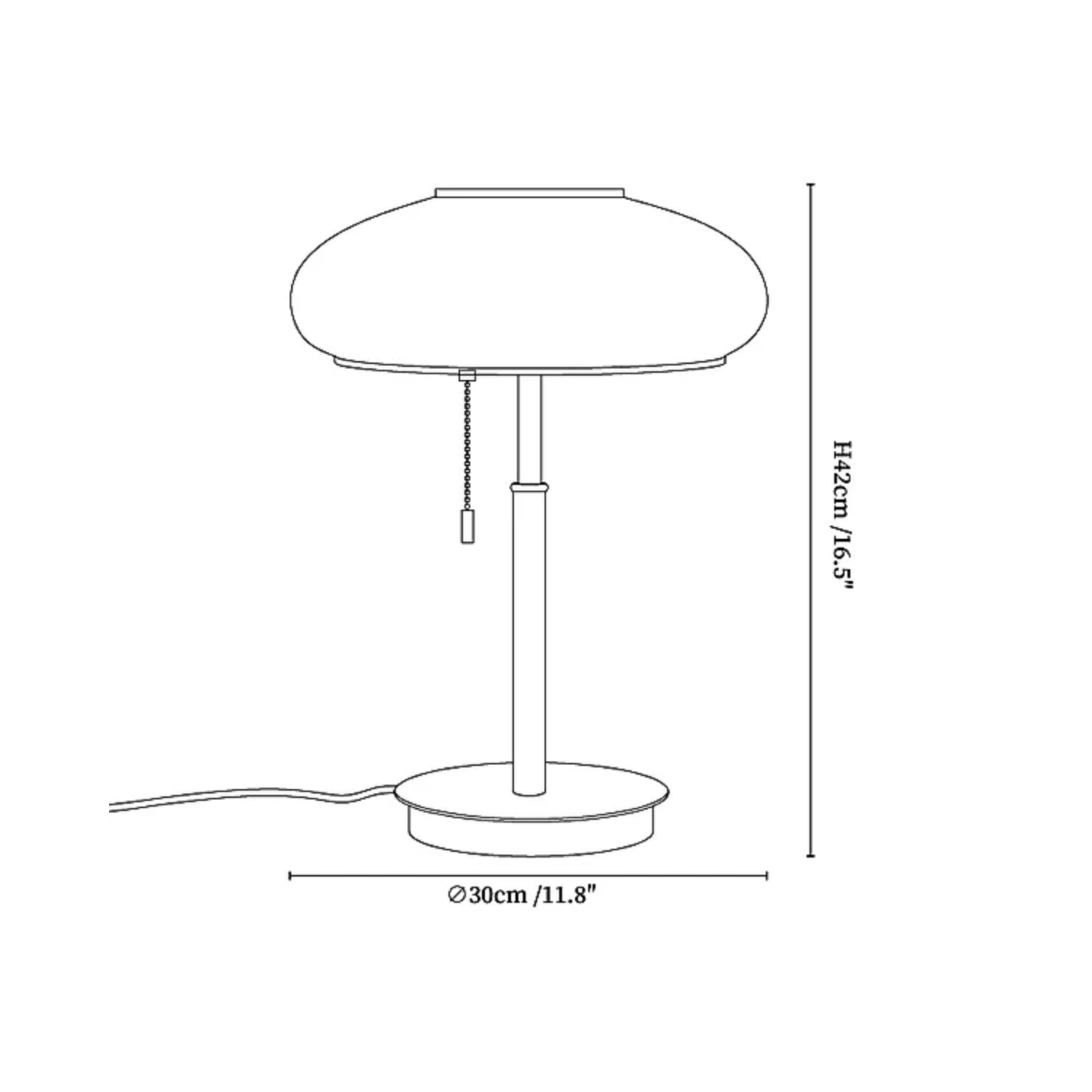Lampada da tavolo piccola Matsuteko