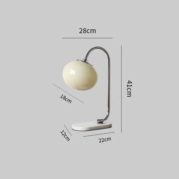 Mallow Glazen Tafellamp