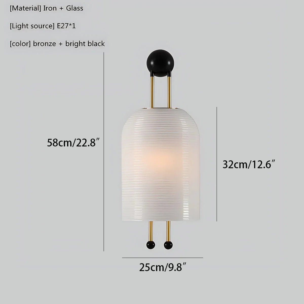 Vesiro Wandlamp